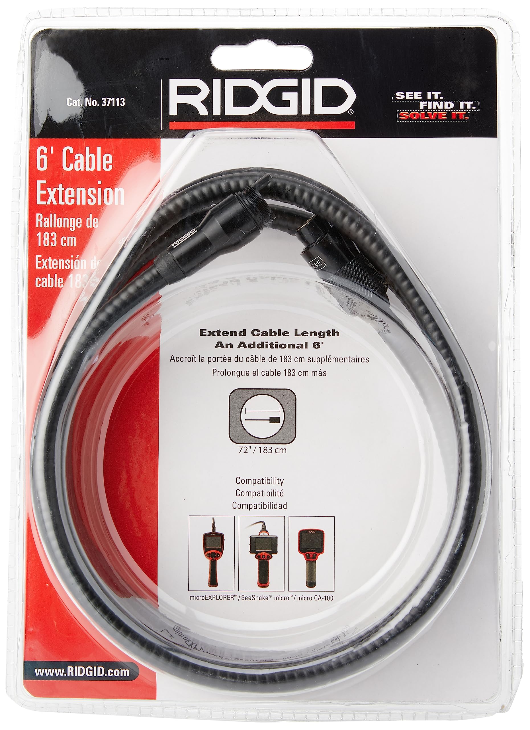 ridgid-37113-micro-extension-cable-6-foot-for-seesnake-micro-inspection-cameras image 1