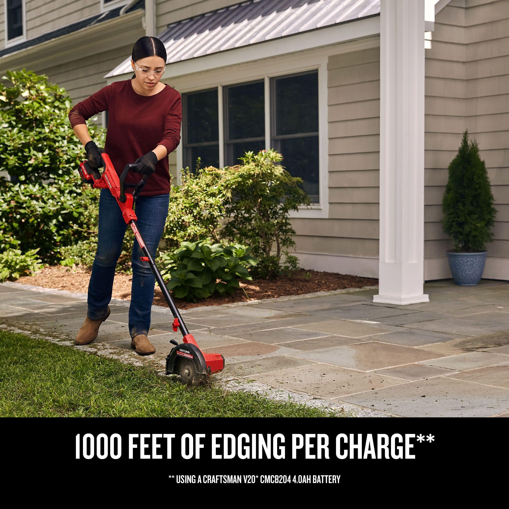 craftsman-20v-cordless-edger-bare-tool-only-cmced400b-v20-platform-4-position-de image 4