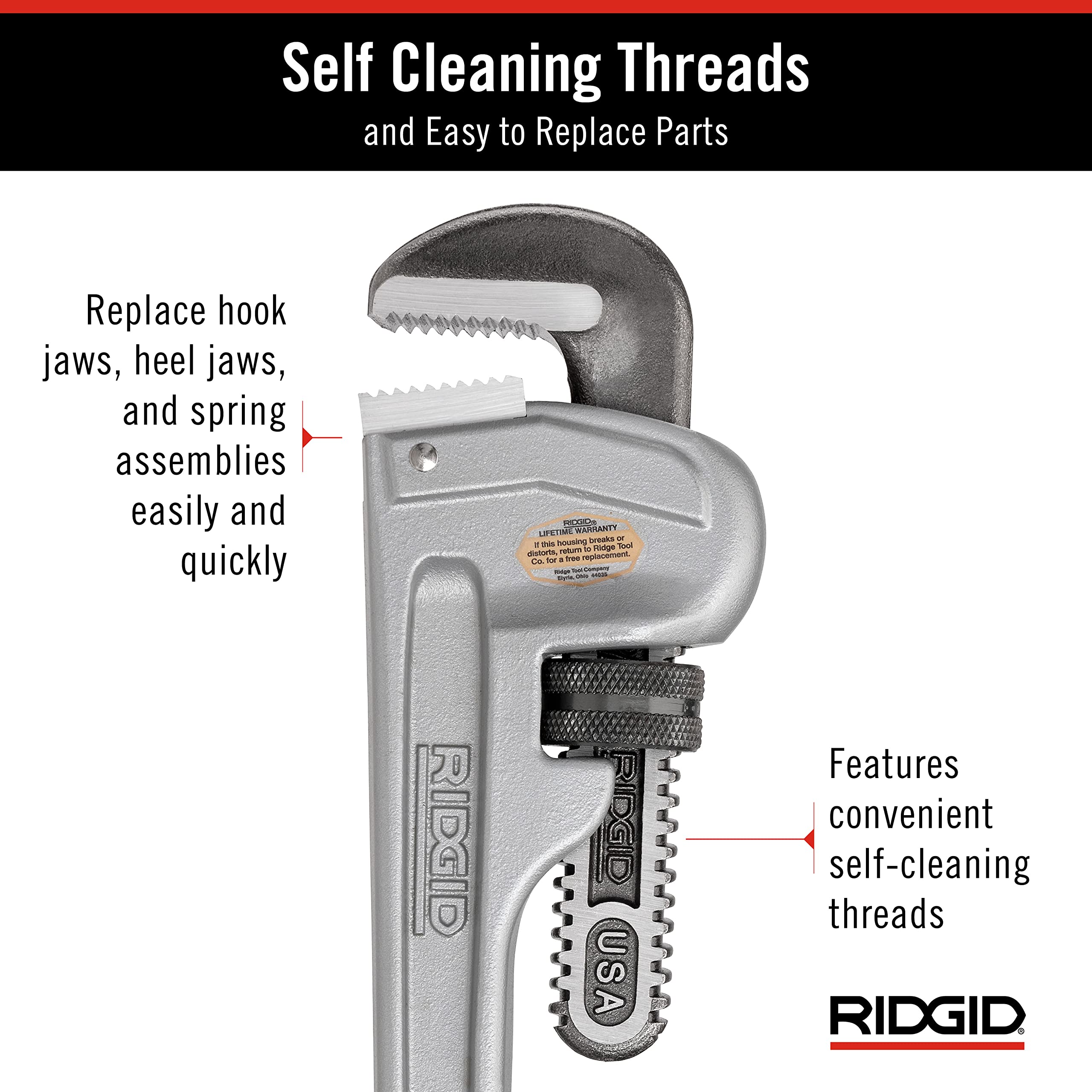 ridgid-31095-model-814-14-inch-aluminum-straight-pipe-wrench-silver image 6