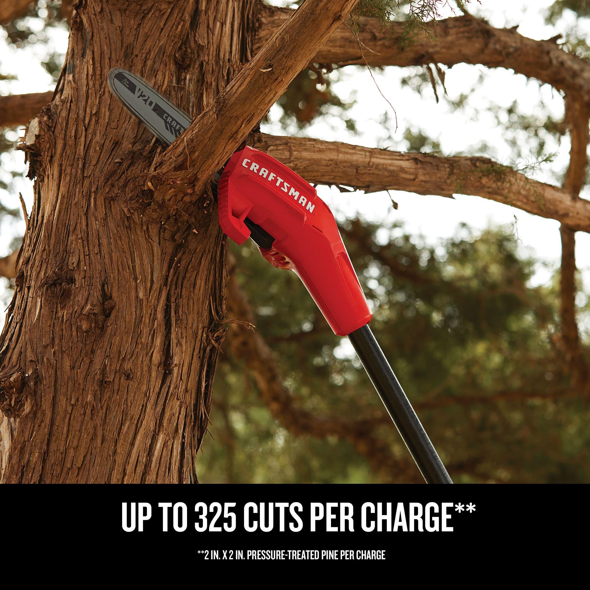 craftsman-v20-cordless-pole-saw-tool-only-cmccsp20b-up-to-14-ft-reach image 4
