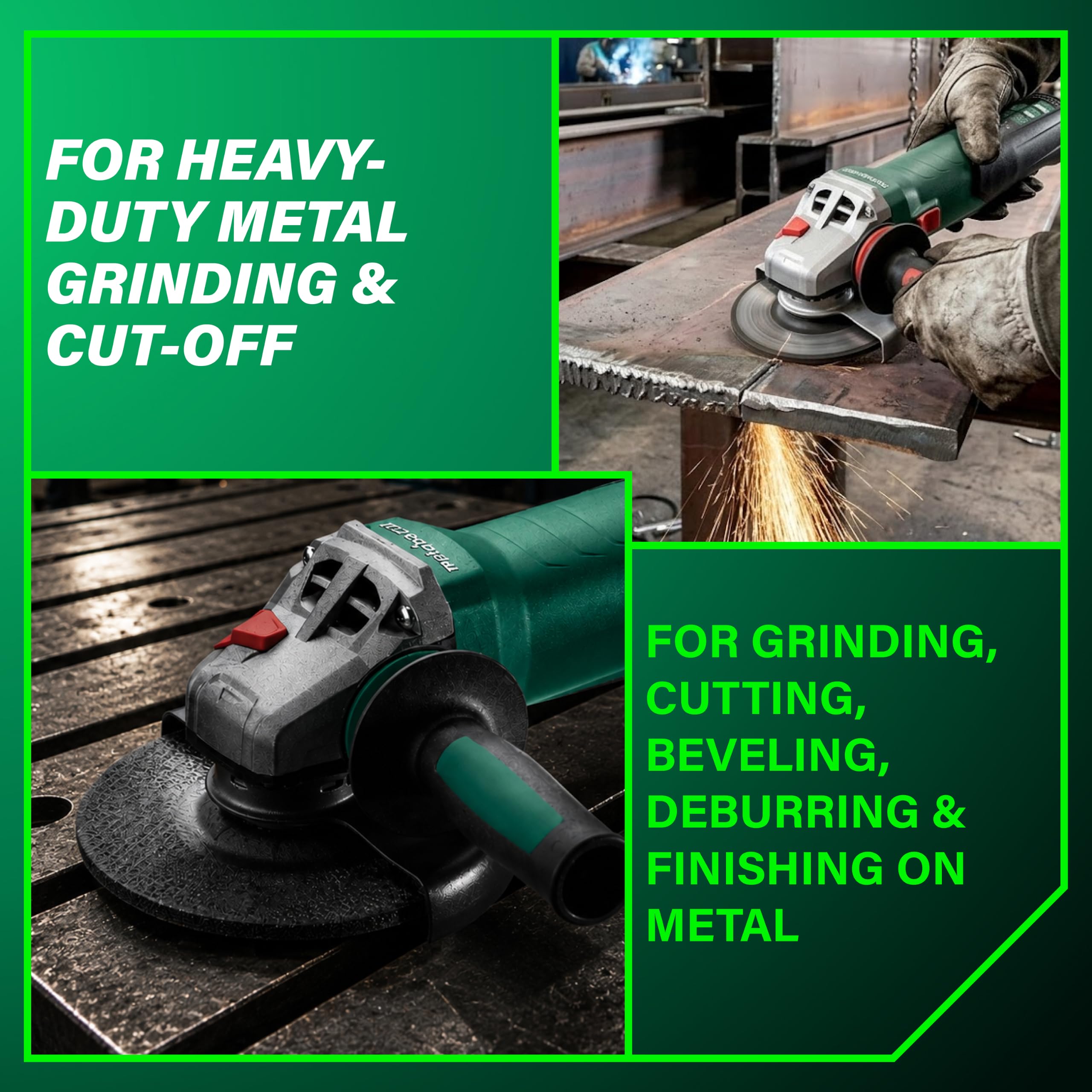 metabo-hpt-wep-15-150-6-inch-corded-angle-grinder-13-5-amp-9-600-rpm-made-in-ger image 4