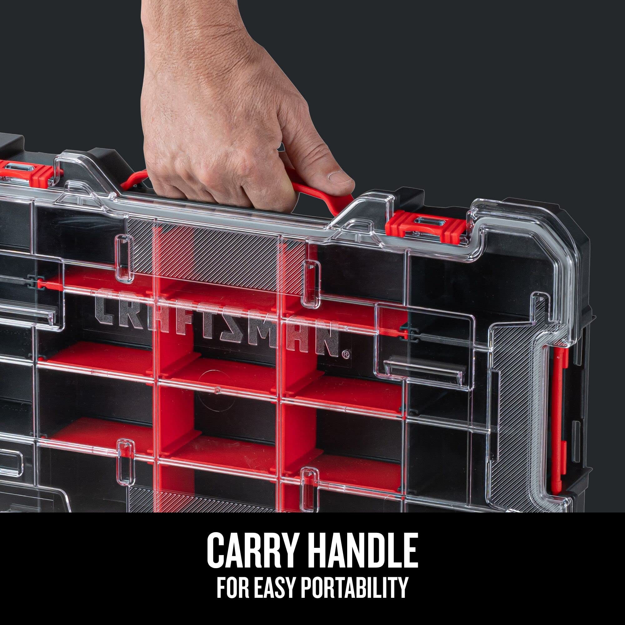 craftsman-versastack-20-compartment-small-parts-organizer-with-removable-divider image 8