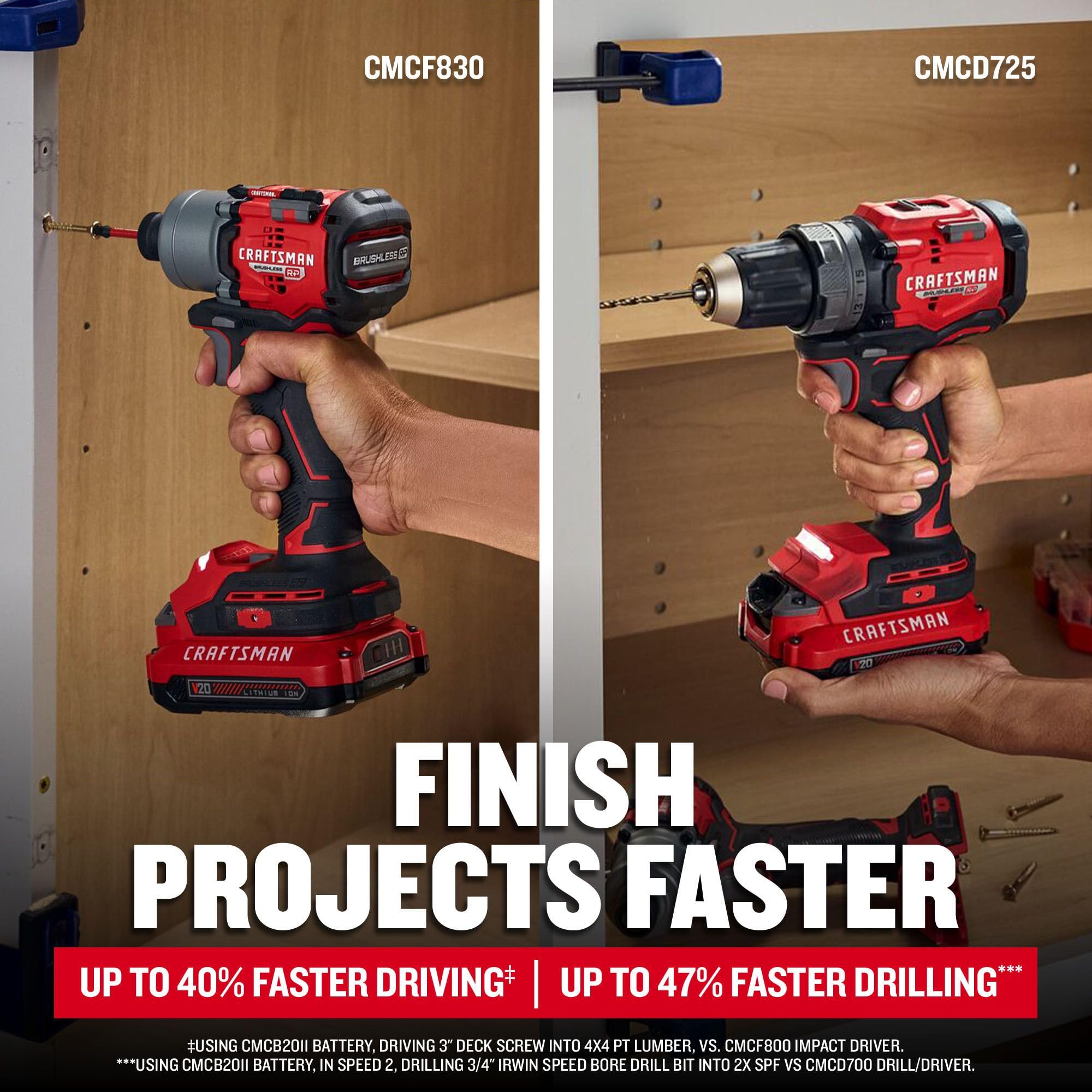 craftsman-v20-brushless-rp-1-2-drill-driver-and-1-4-impact-driver-combo-kit-with image 6