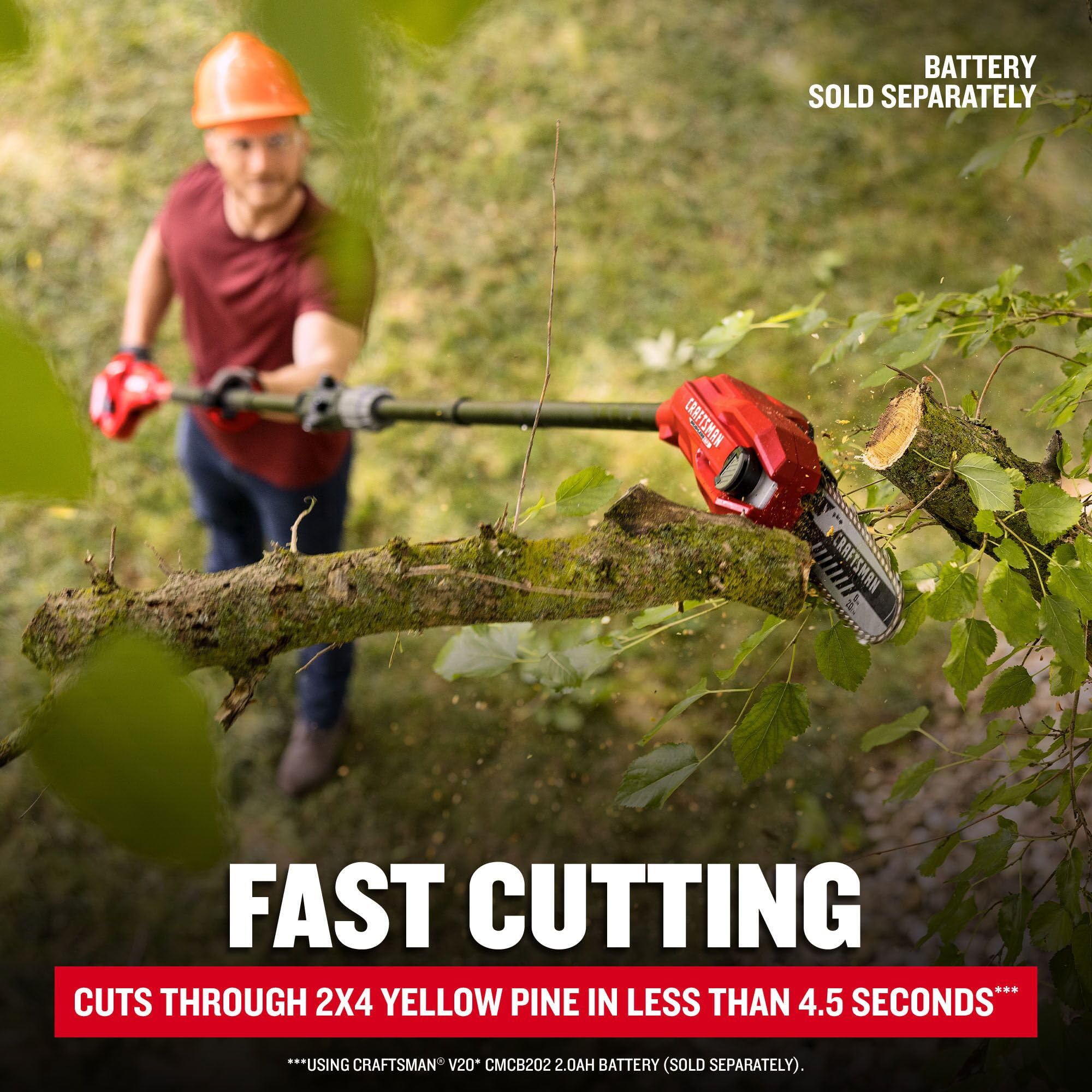 craftsman-v20-brushless-rp-8-in-pole-chainsaw-cmcps630b-tool-only image 4