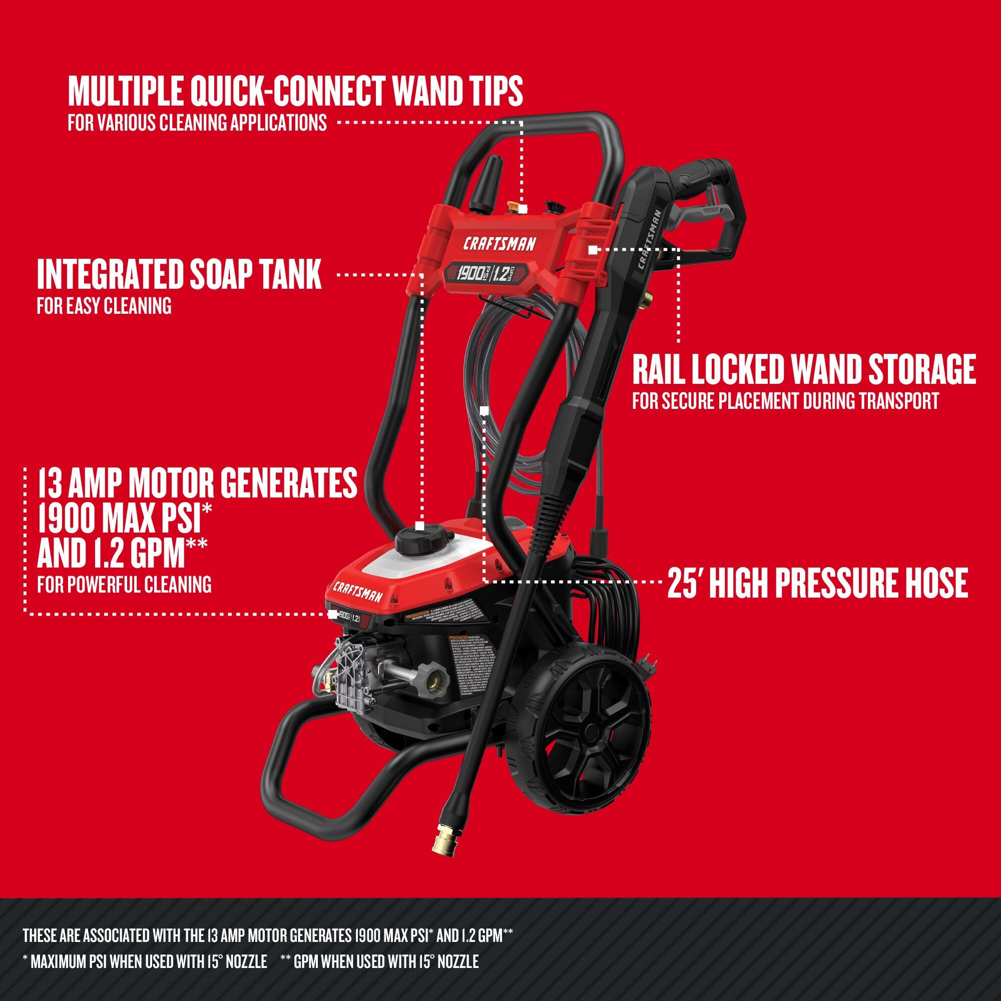 craftsman-electric-pressure-washer-cold-water-1900-psi-1-2-gpm-corded-cmepw1900 image 2