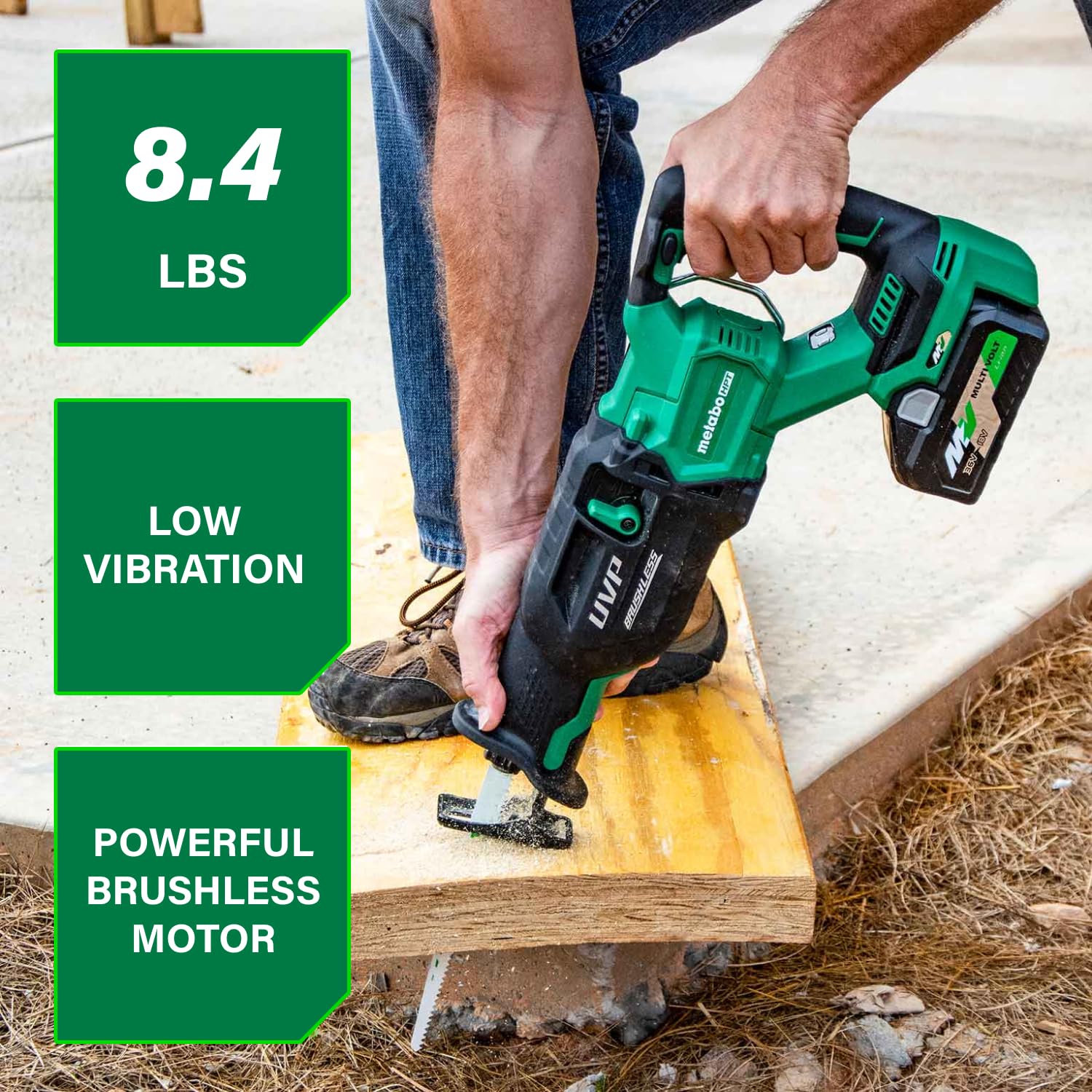 metabo-hpt-36v-cordless-reciprocating-saw-with-orbital-action-cr36daq4-bare-tool image 2