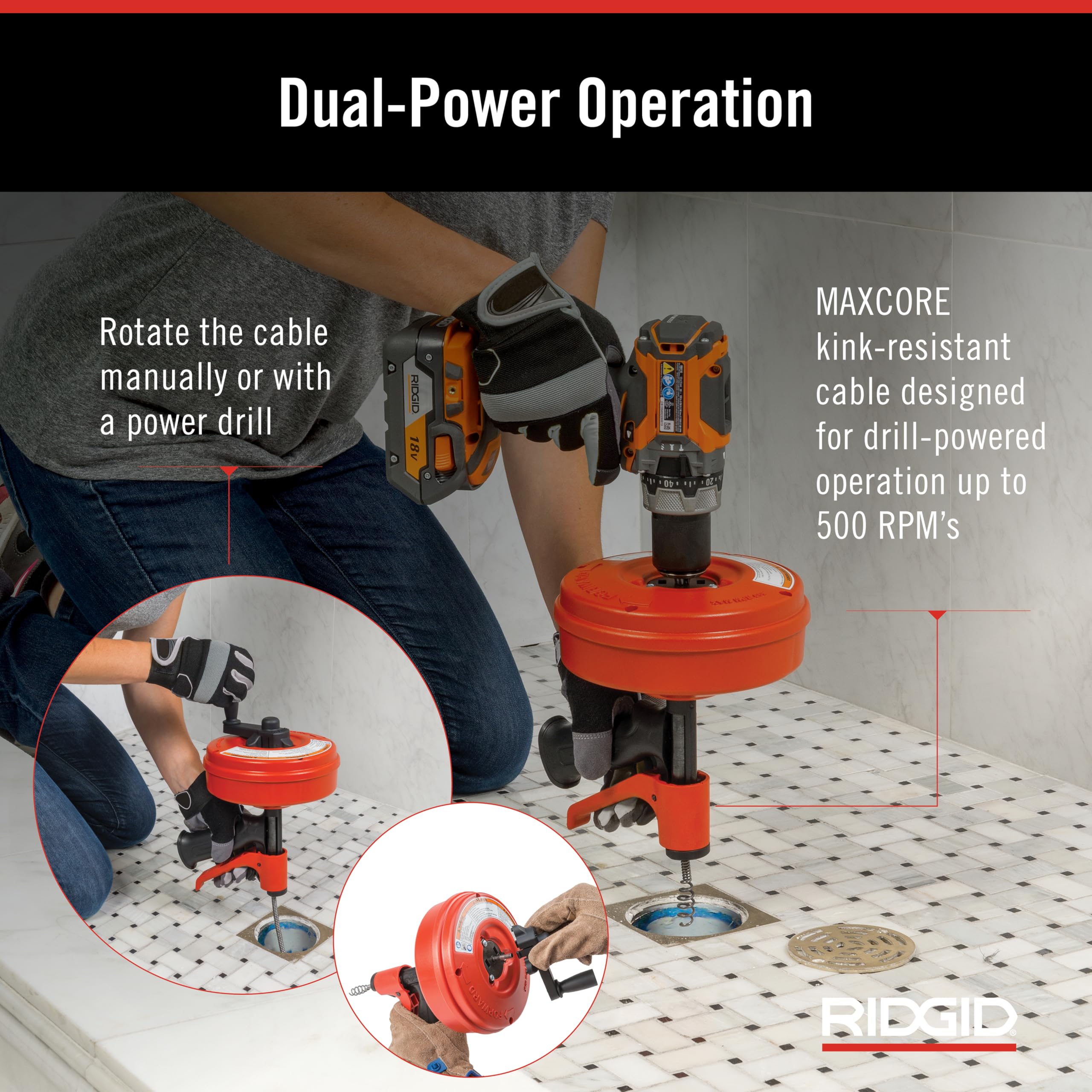 ridgid-power-spin-power-spinner-drain-cleaner-57043-for-3-4-to-1-1-2-lines image 5