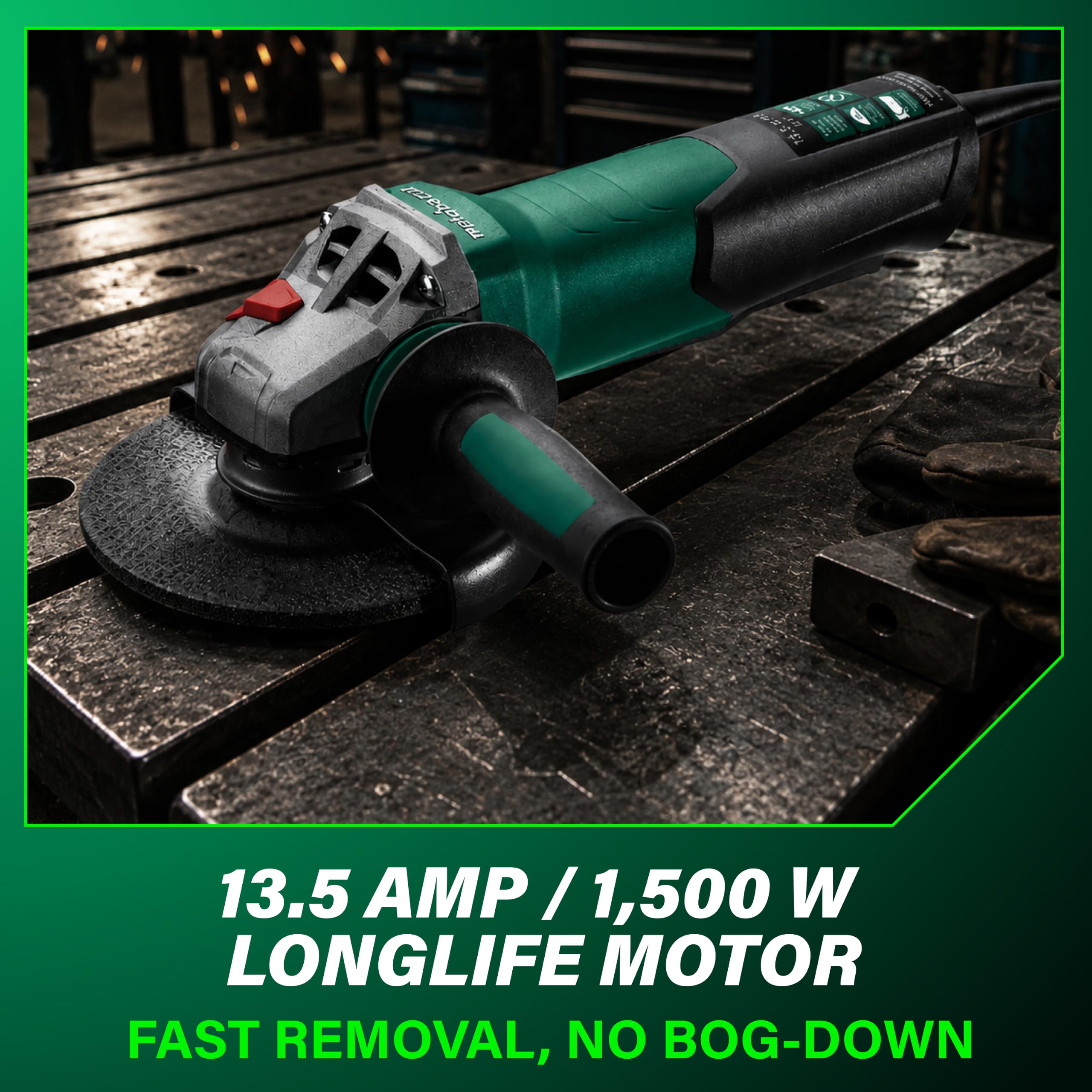 metabo-hpt-wep-15-150-6-inch-corded-angle-grinder-13-5-amp-9-600-rpm-made-in-ger image 7