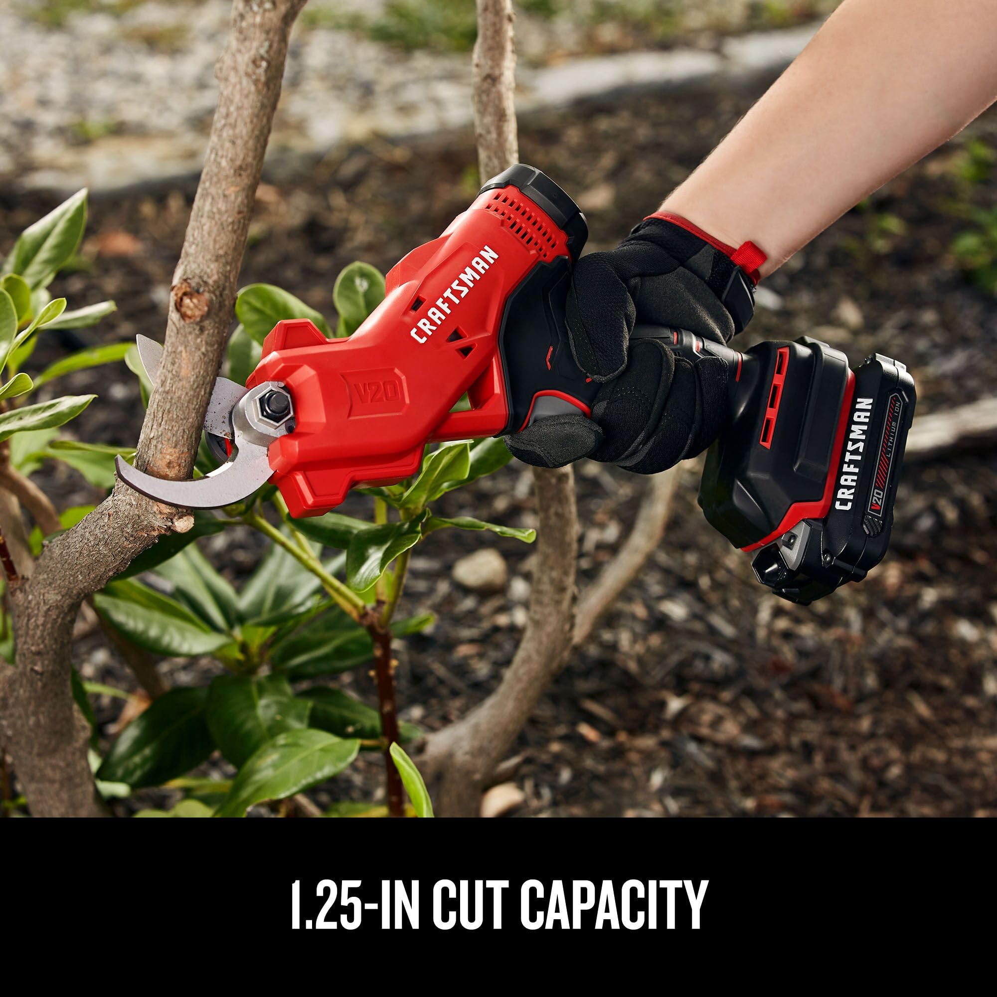 craftsman-v20-cordless-electric-pruner-kit-cmcpr320c1-with-2ah-battery-and-charg image 5