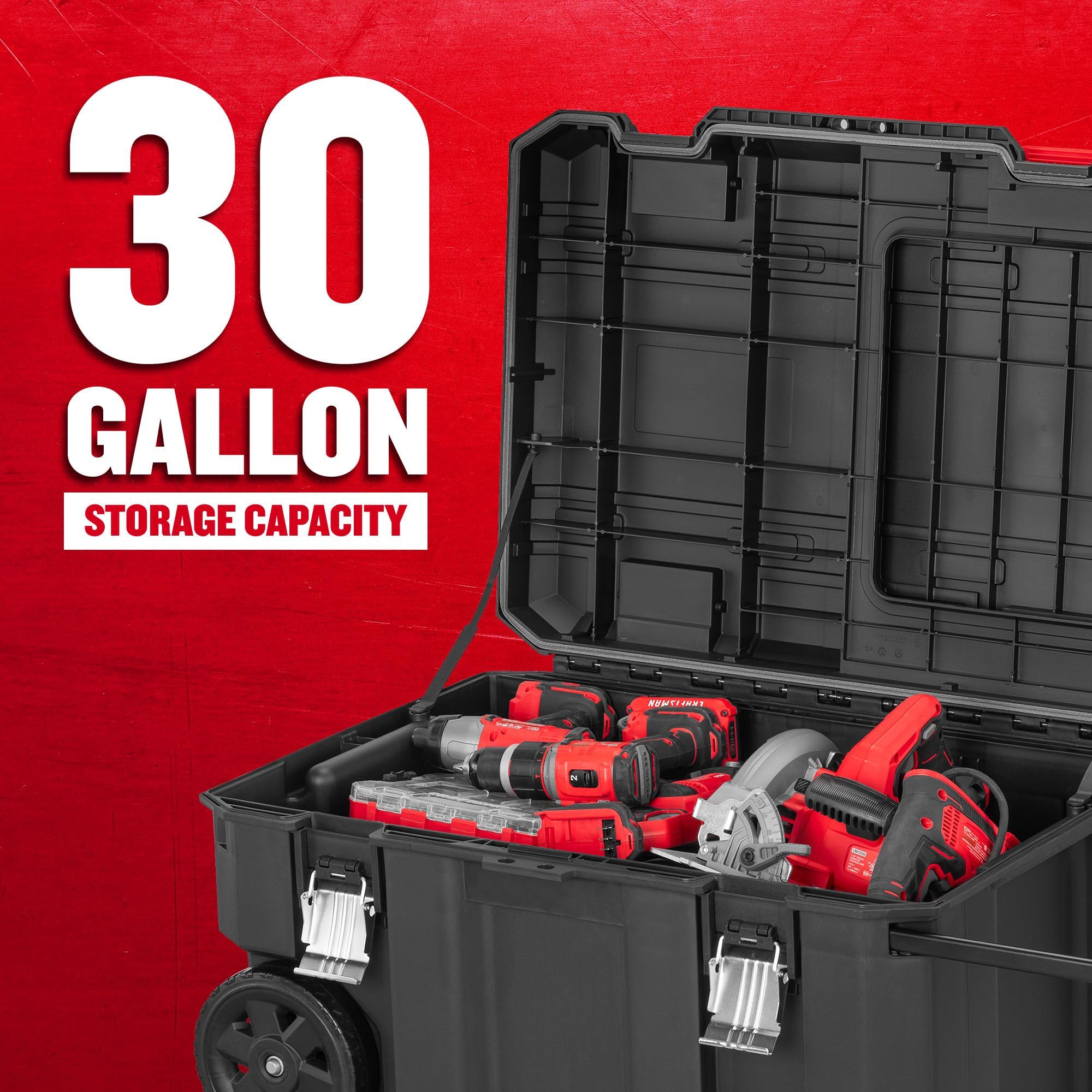 craftsman-versastack-30-gallon-quick-access-rolling-tool-chest-cmst17870-ip54-st image 5
