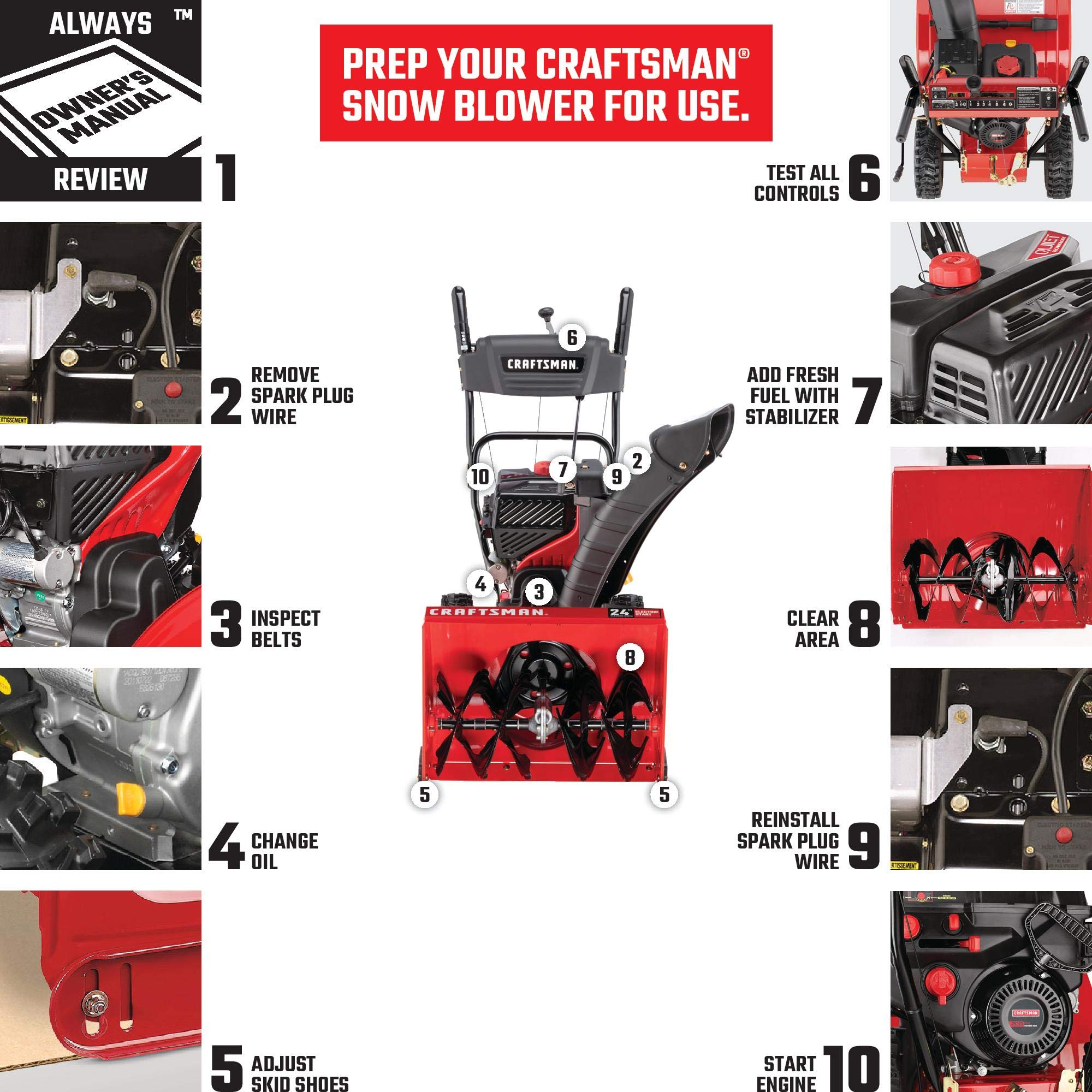 craftsman-snow-blower-shear-pins-cmxgzam241056-compatible-with-247-xxxx-models image 5