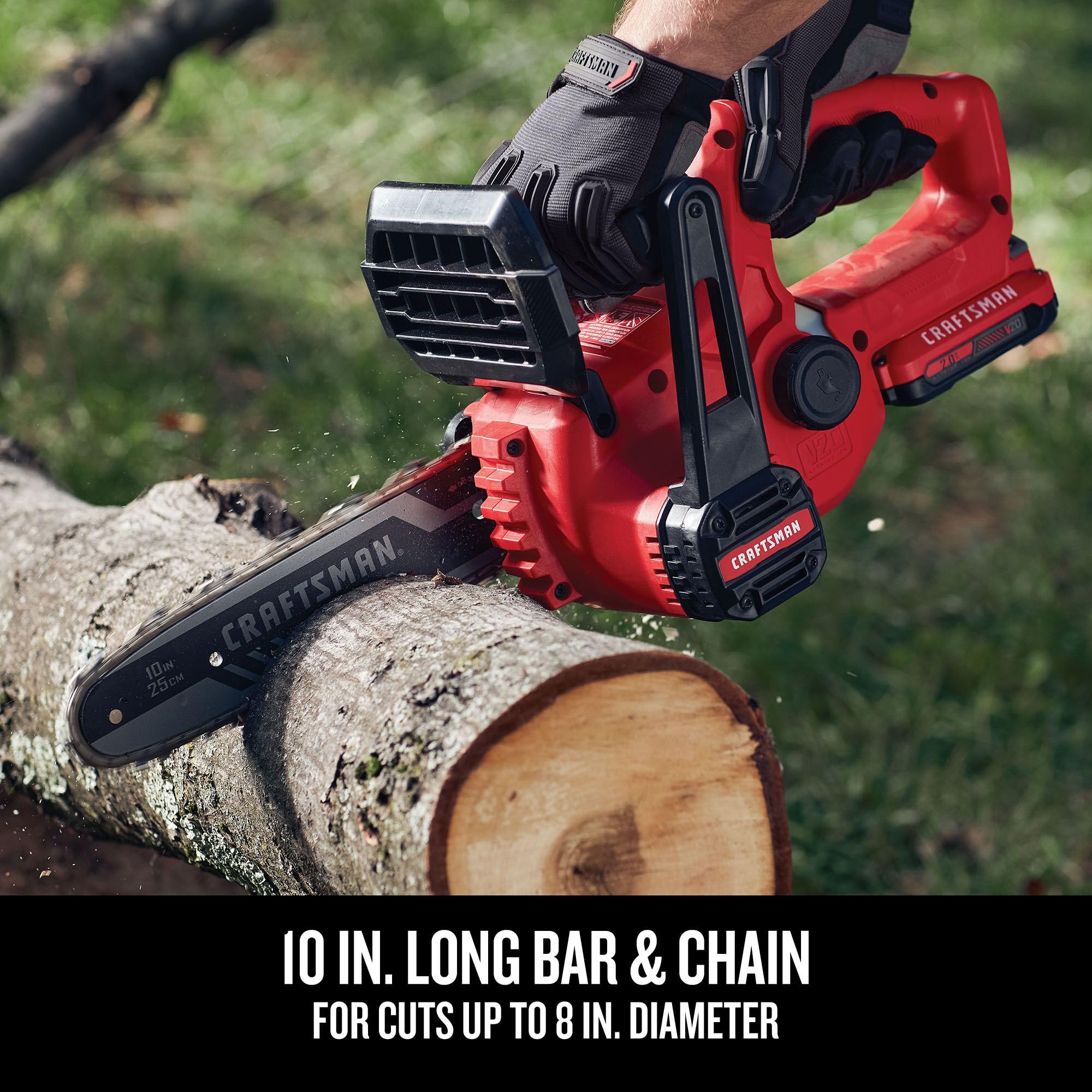 craftsman-v20-cordless-10-inch-mini-chainsaw-bare-tool-only-cmccs610b image 4