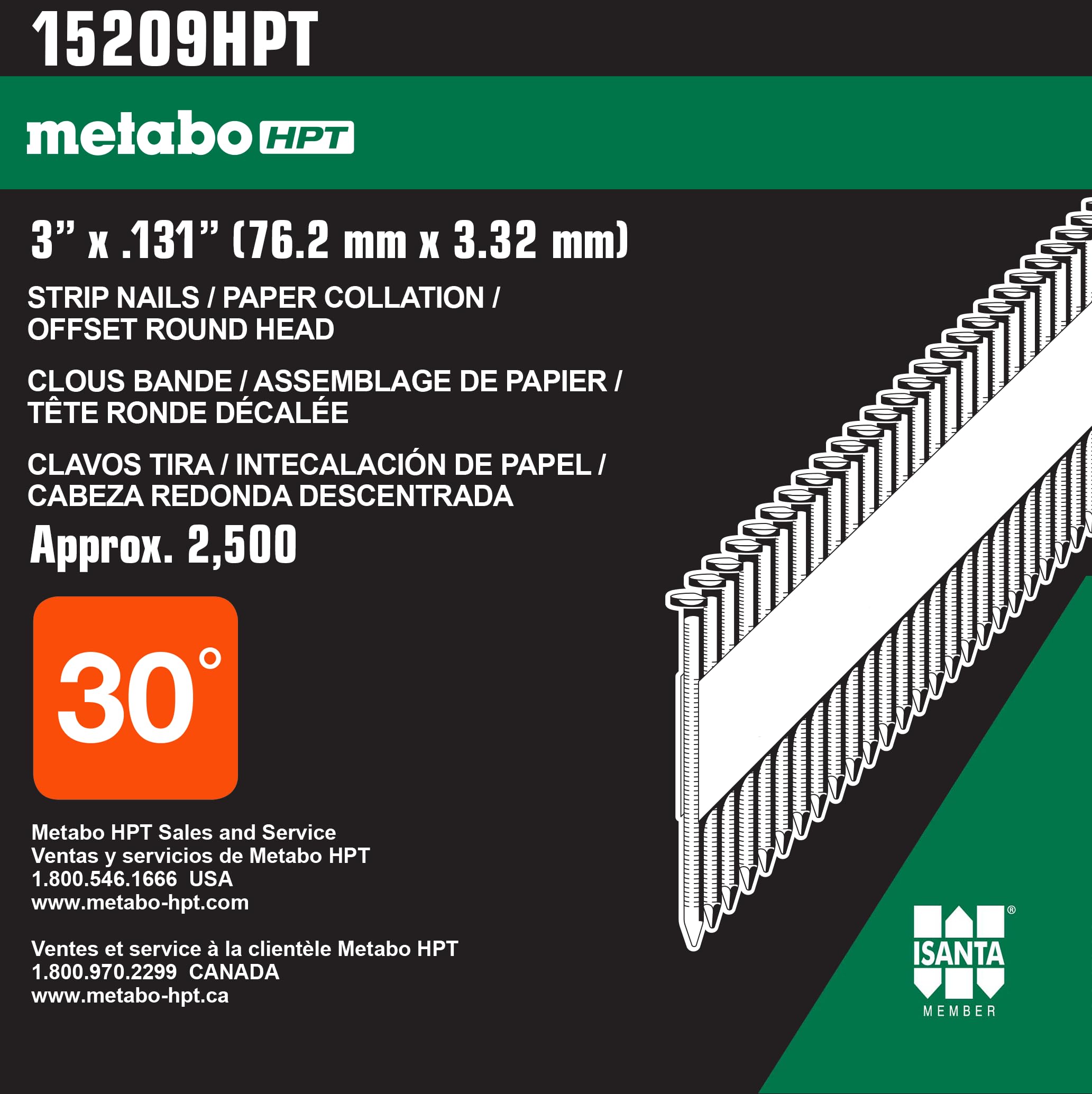metabo-hpt-framing-nails-3-x-131-offset-head-bright-basic-smooth-shank-paper-tap image 3