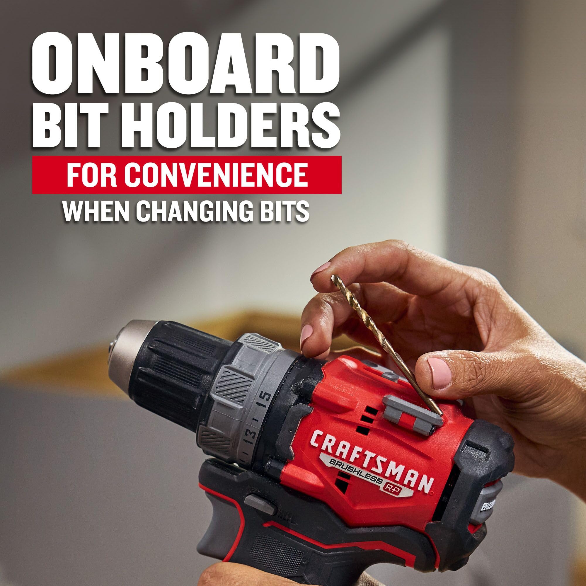 craftsman-v20-1-2-inch-brushless-drill-driver-kit-cmcd725d2-with-2-batteries-and image 5