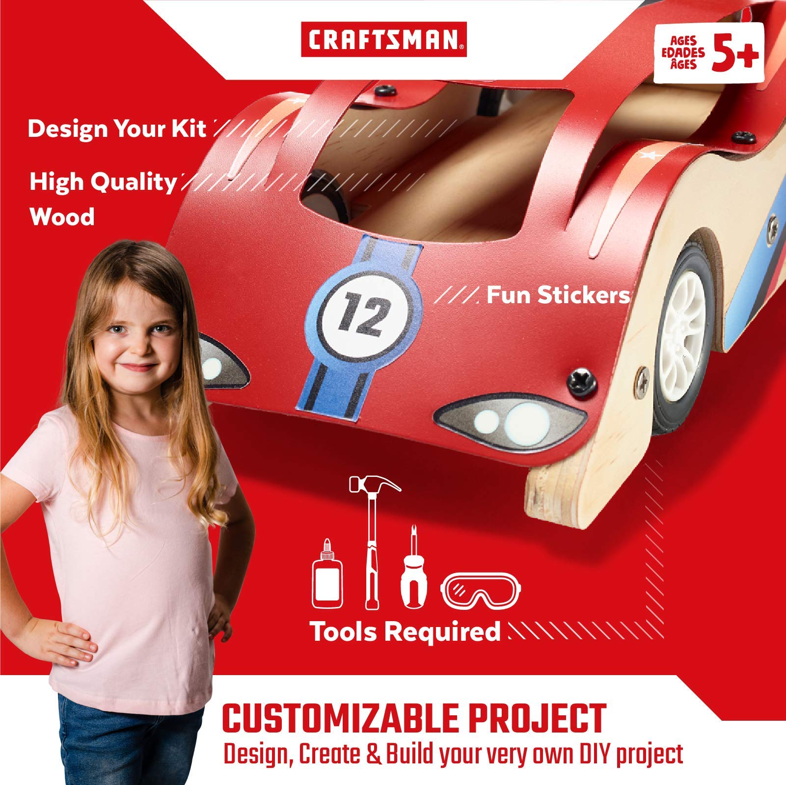 craftsman-custom-racer-kit-wooden-race-car-building-set-for-kids image 5