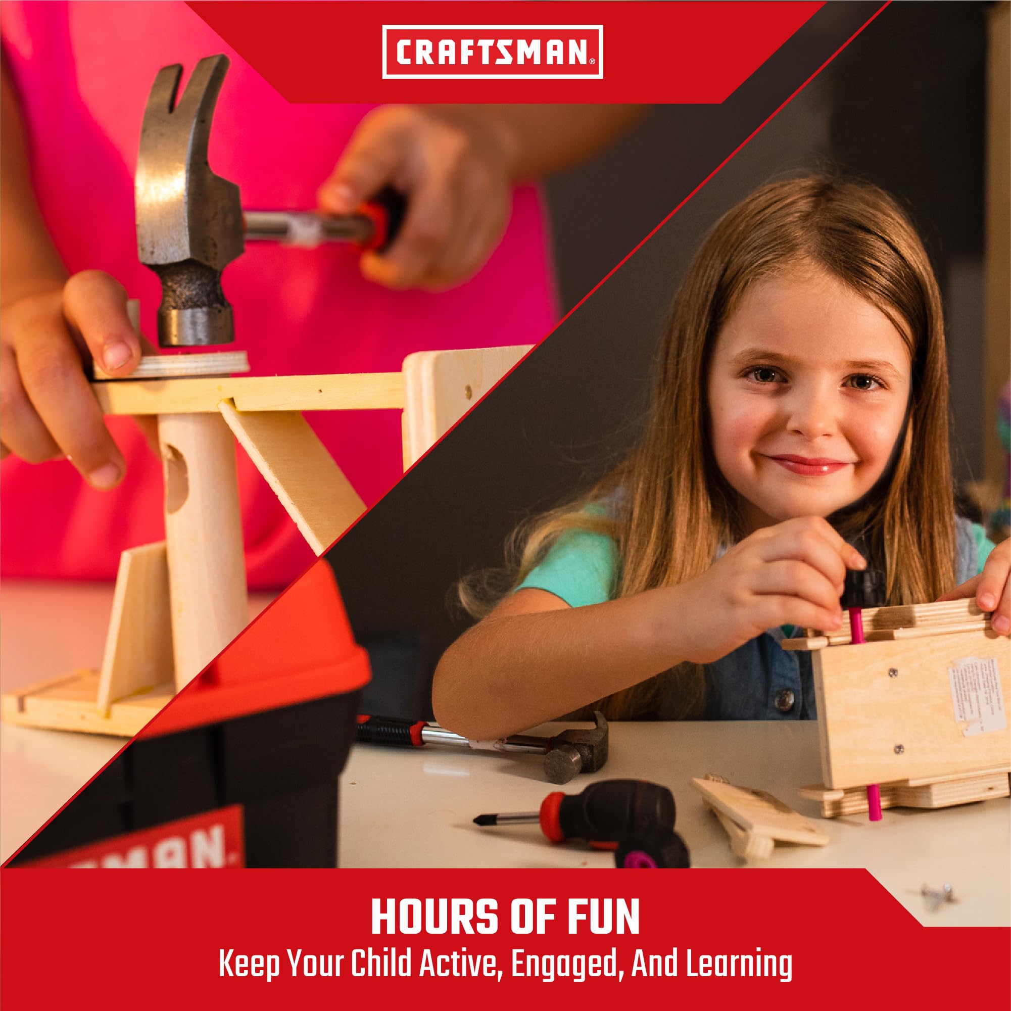 craftsman-5-piece-kid-sized-tool-set-with-toolbox image 7
