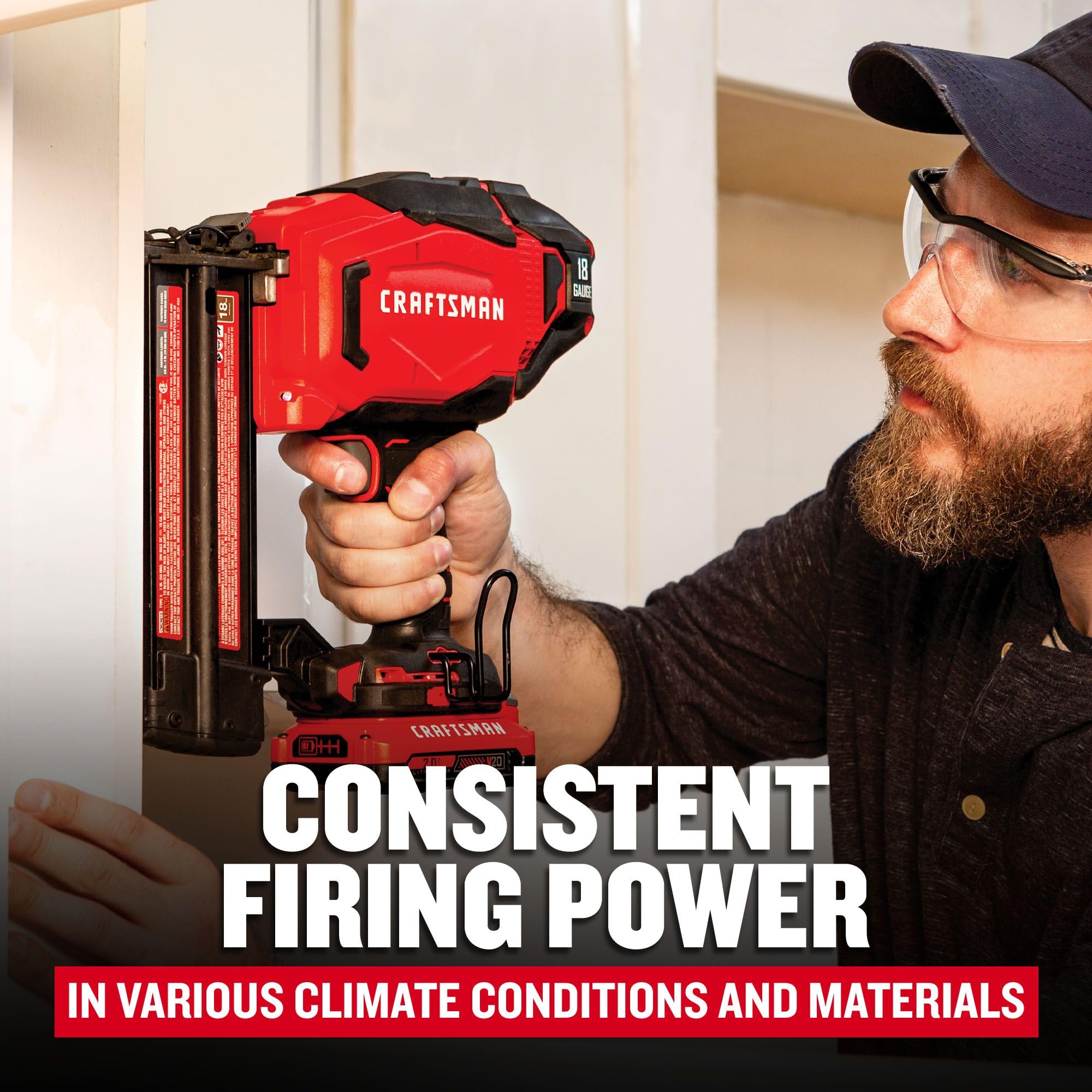 craftsman-v20-cmcn618c1-18-gauge-cordless-brad-nailer-kit-with-battery image 4