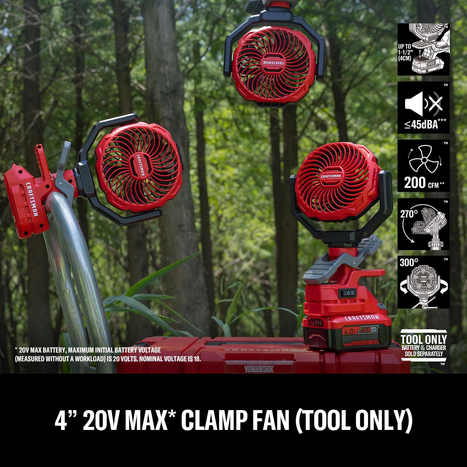 craftsman-cmxefxa520402-4-portable-clip-on-fan-v20-battery-powered-2-speeds-300- image 3