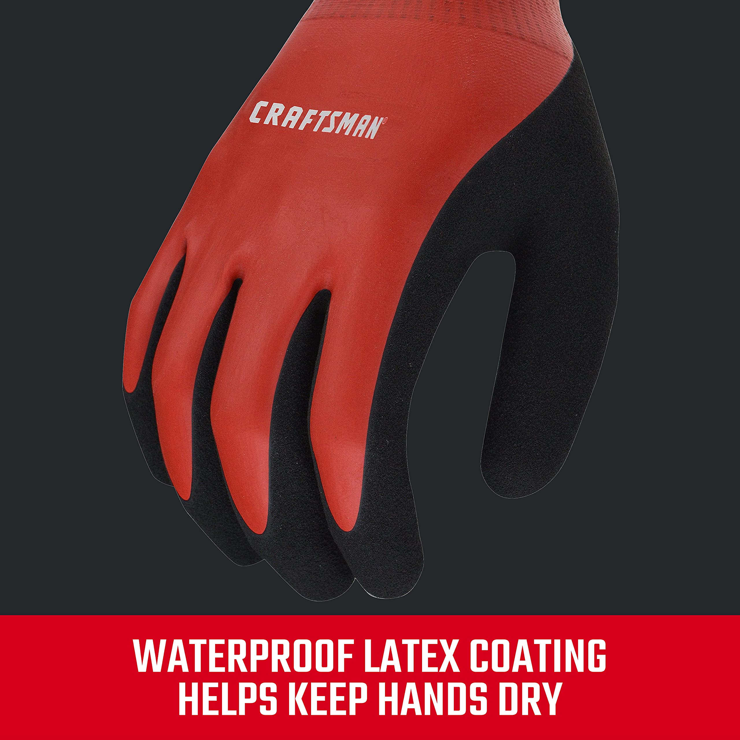 craftsman-sandy-foam-latex-waterproof-grip-glove-large-red image 3