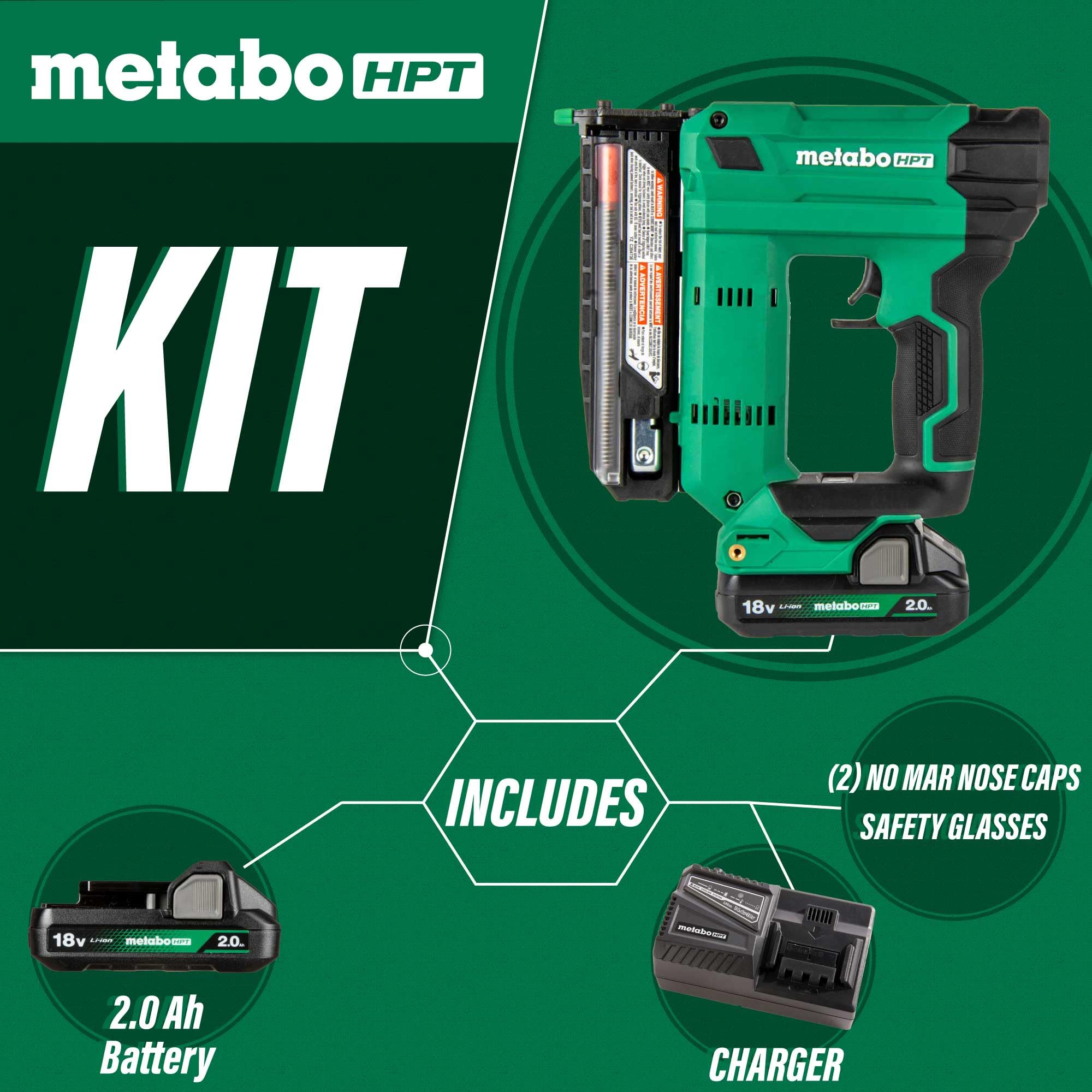 metabo-hpt-np1835da-18v-cordless-23-gauge-pin-nailer-kit image 2