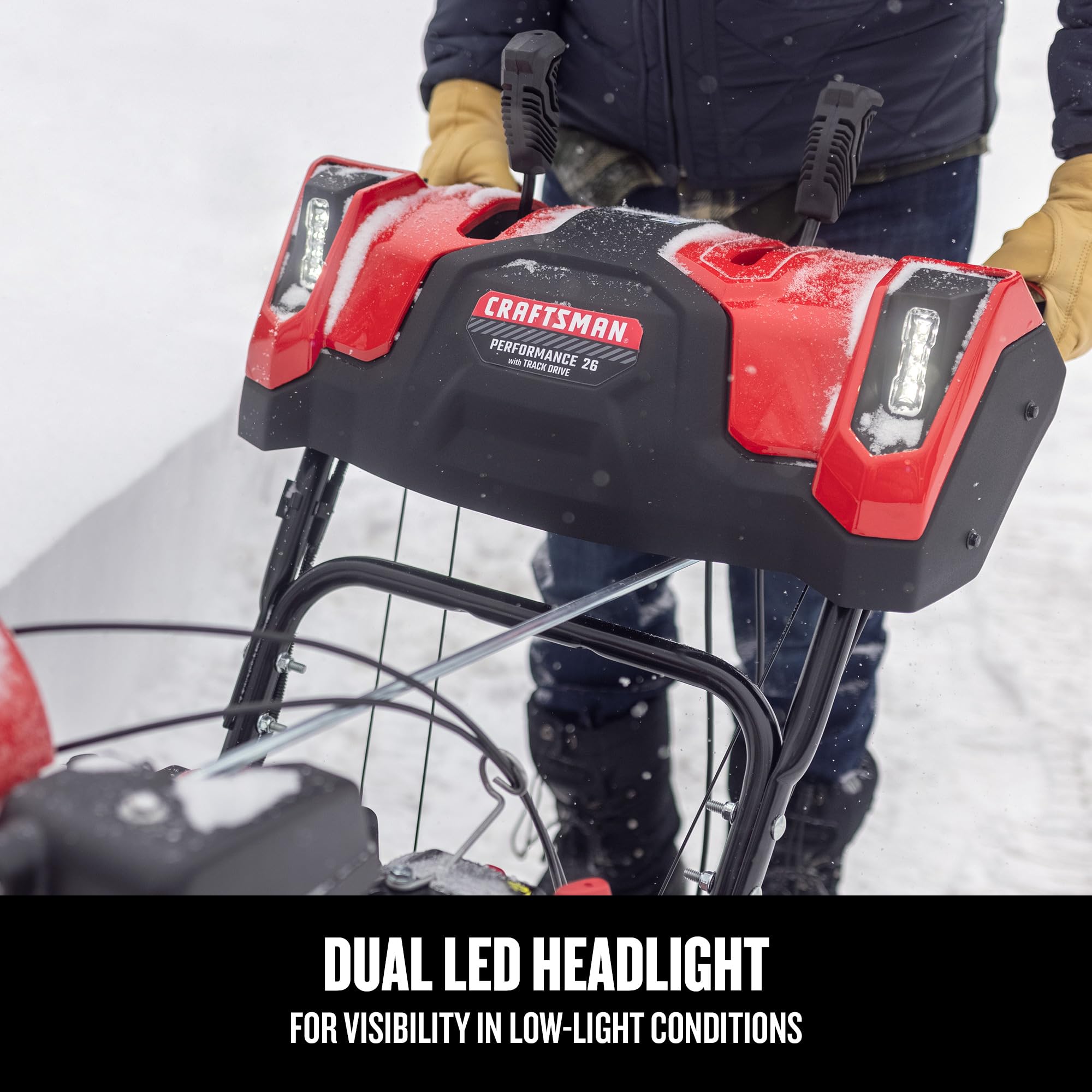craftsman-performance-26-two-stage-self-propelled-snow-thrower-with-push-button- image 6