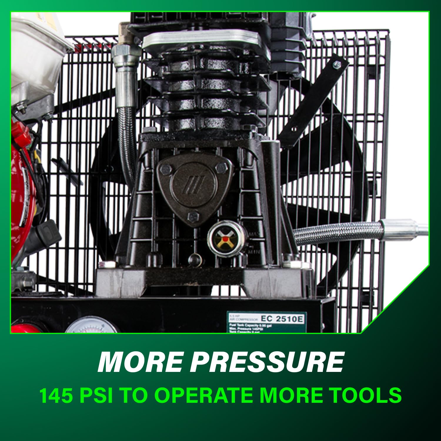 metabo-hpt-ec2510e-gas-powered-wheeled-air-compressor-8-gallon-honda-gx-engine-c image 8