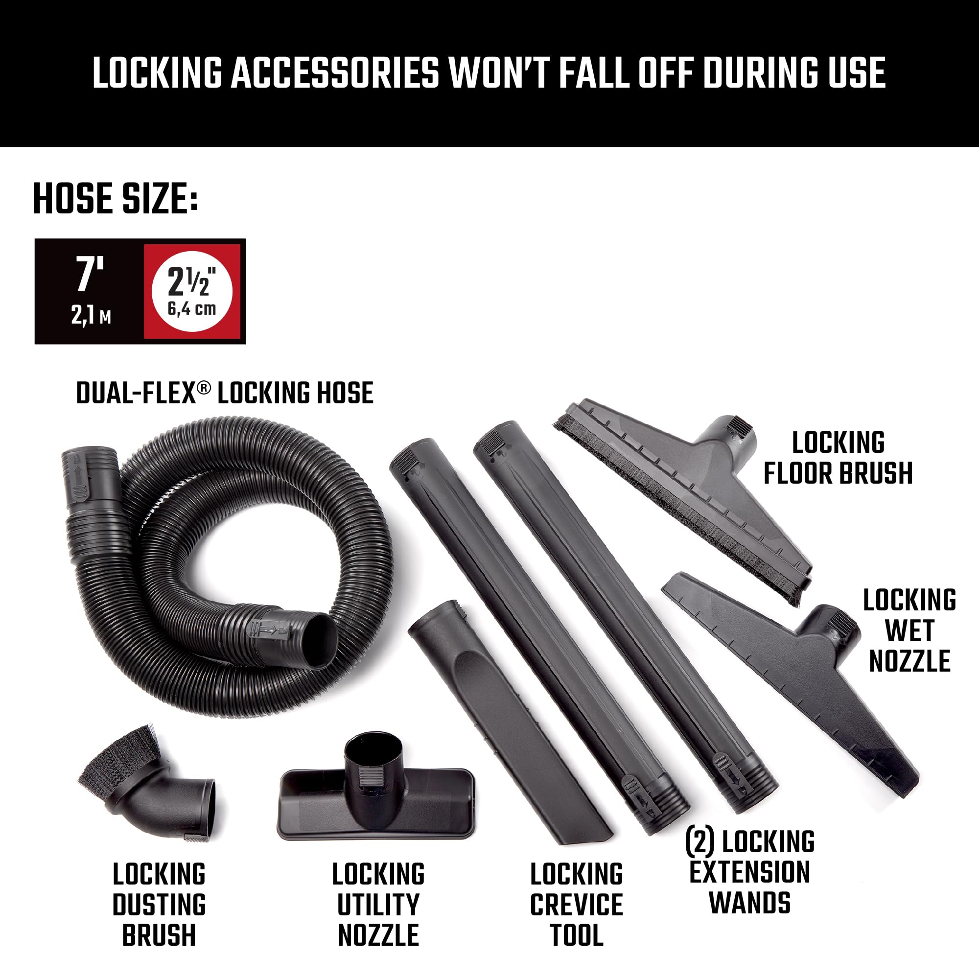 craftsman-2-1-2-in-wet-dry-shop-vacuum-pro-locking-attachment-kit-7-piece-cmxzvb image 2