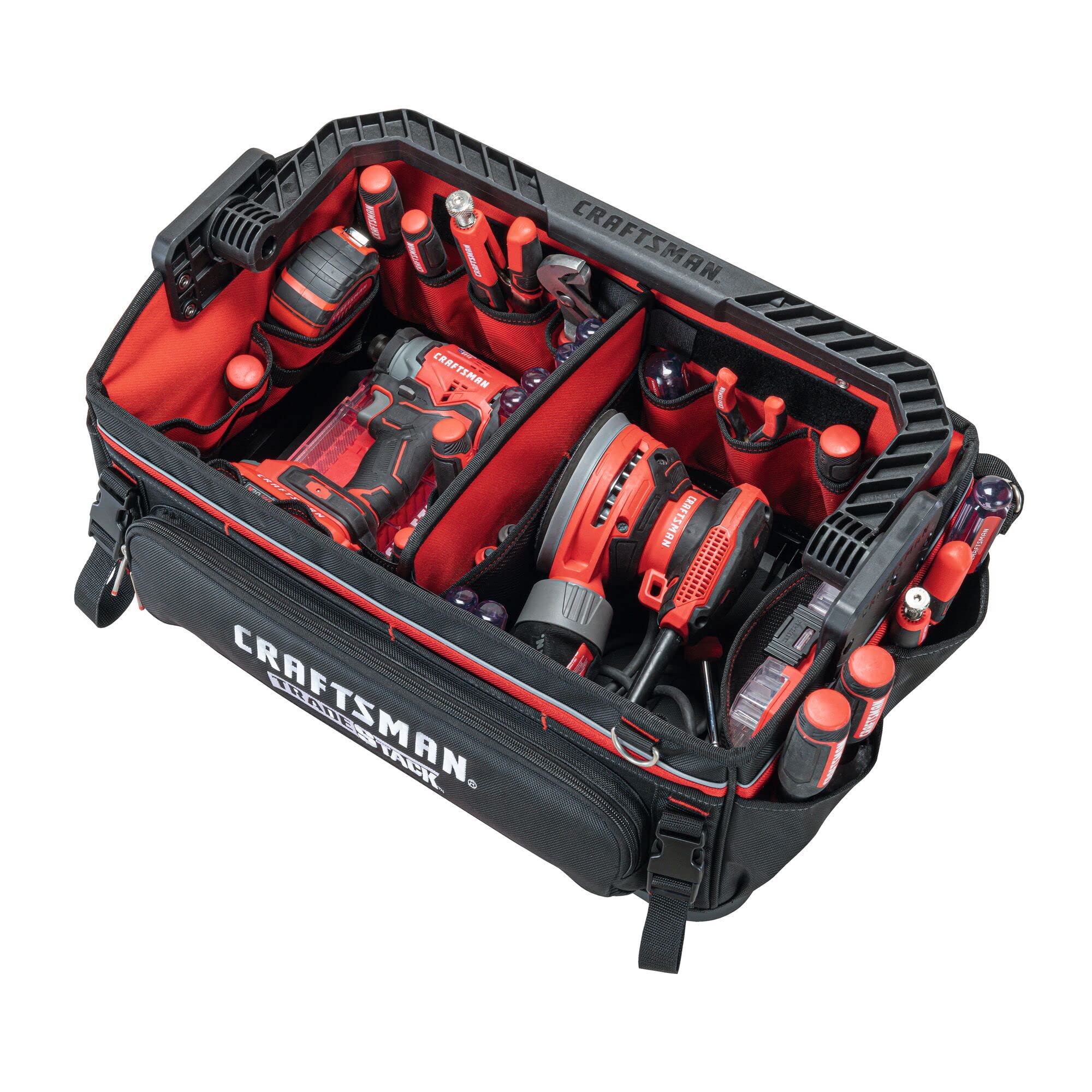 craftsman-tradestack-system-tool-bag-22-inch-open-mouth-tote-waterproof-hard-bot image 6