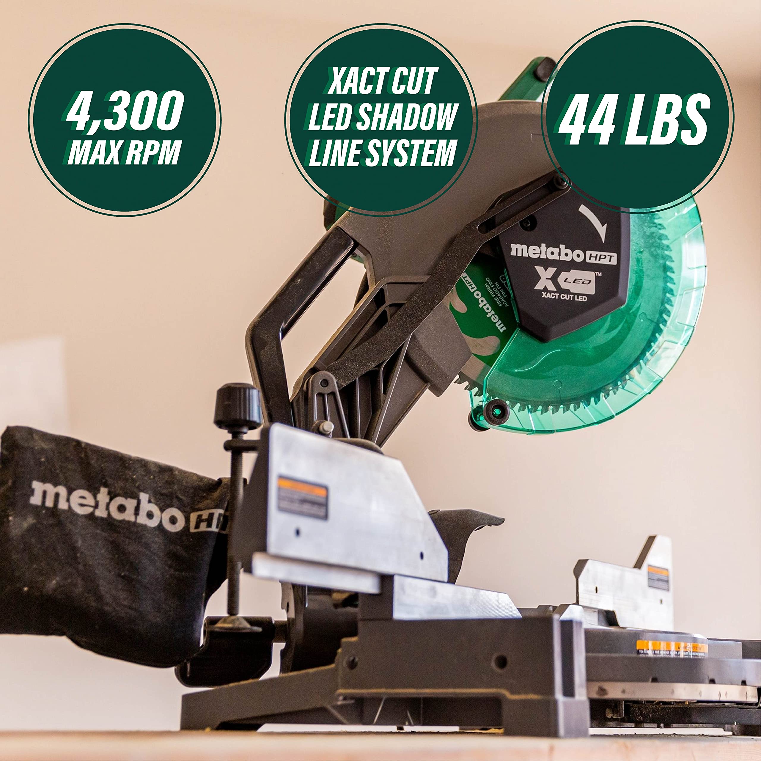 metabo-hpt-12-inch-dual-bevel-compound-miter-saw-with-xact-cut-led-shadow-line-c image 2