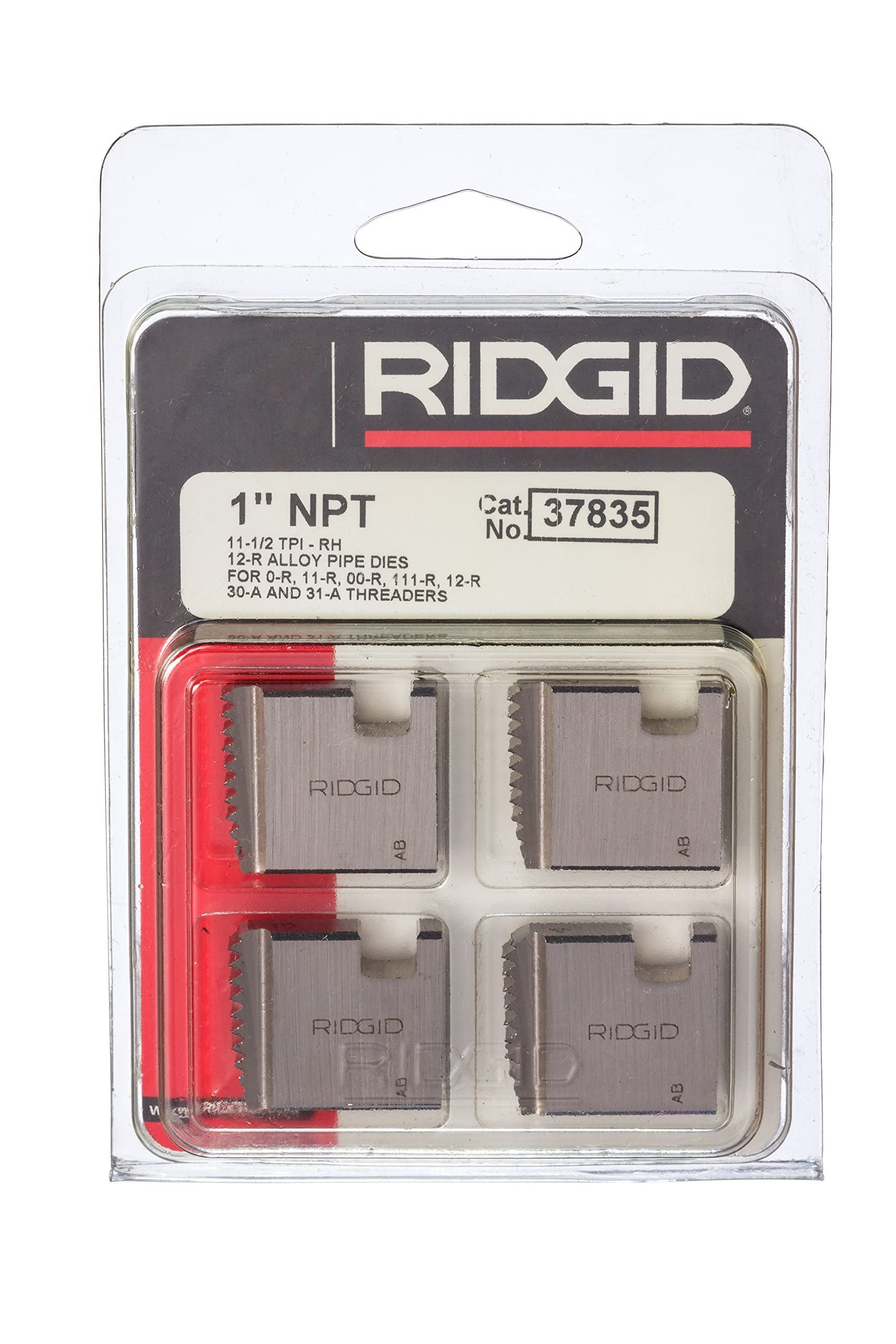 ridgid-37835-1-npt-pipe-dies-right-handed-alloy-for-ratchet-or-3-way-threaders image 2