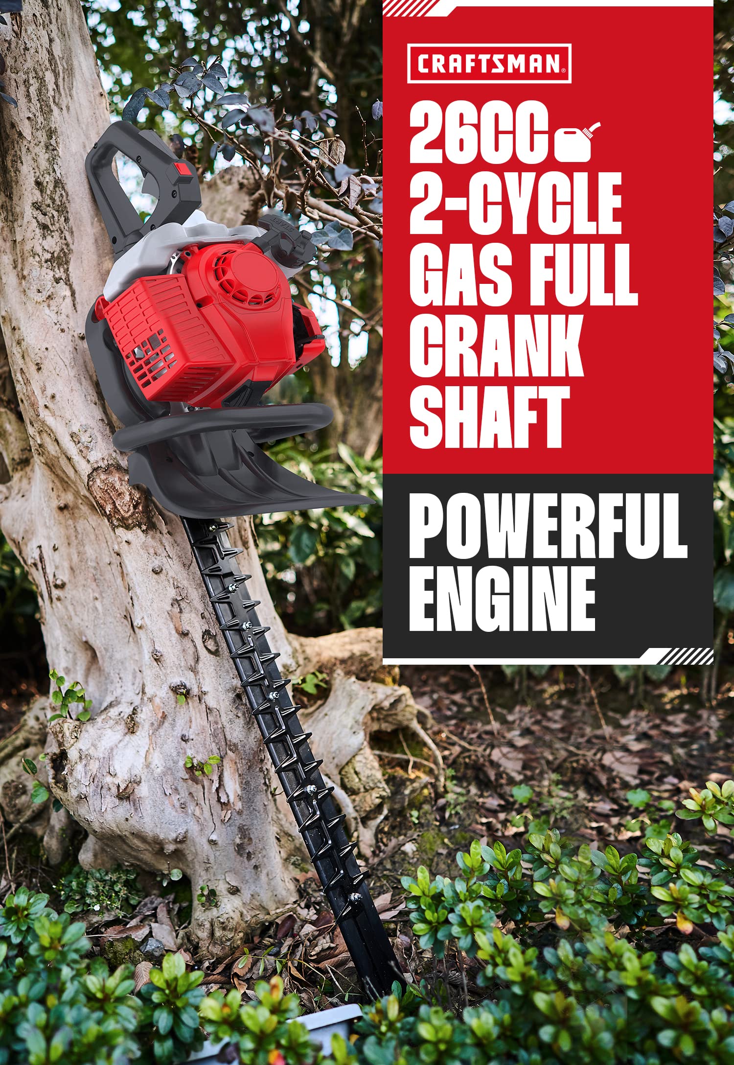 craftsman-26cc-2-cycle-gas-hedge-trimmer-22-dual-blade-full-crank-engine image 3
