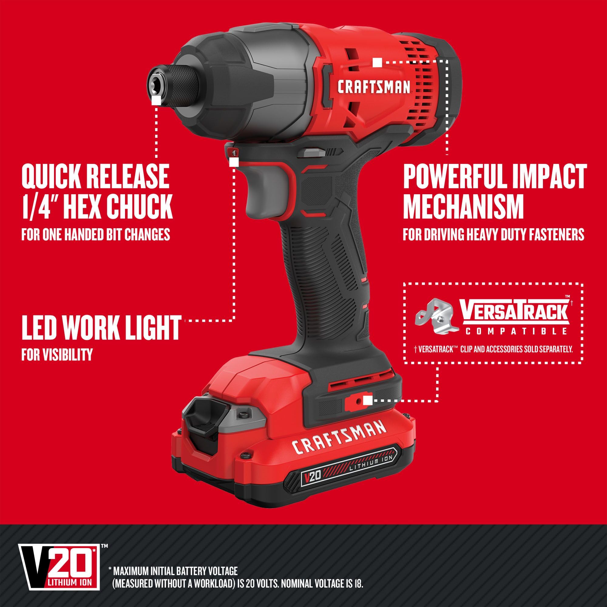 craftsman-v20-max-cordless-drill-driver-and-impact-driver-set-with-2-batteries-c image 4