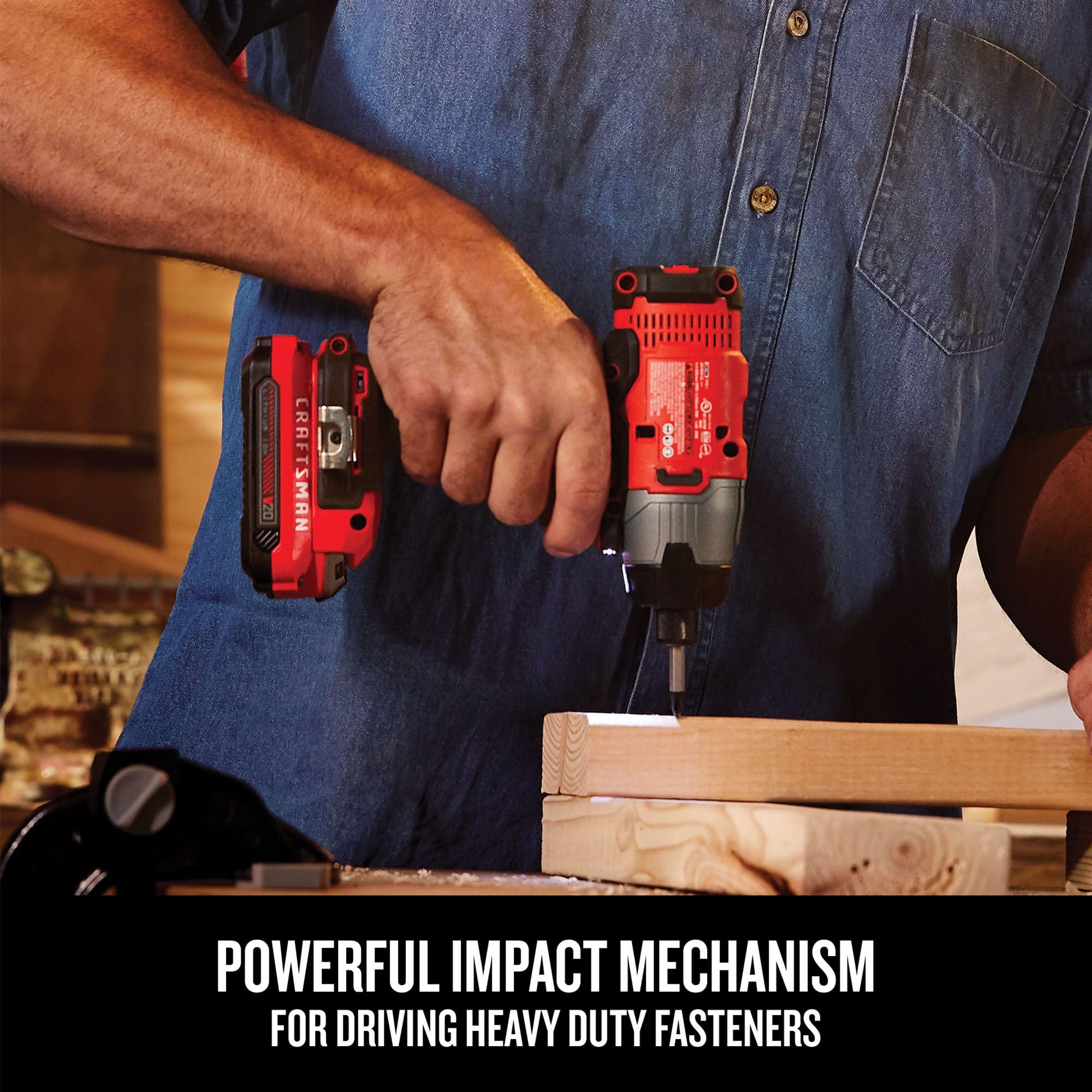 craftsman-v20-cordless-4-tool-combo-kit-with-2-batteries-and-charger-cmck400d2 image 7