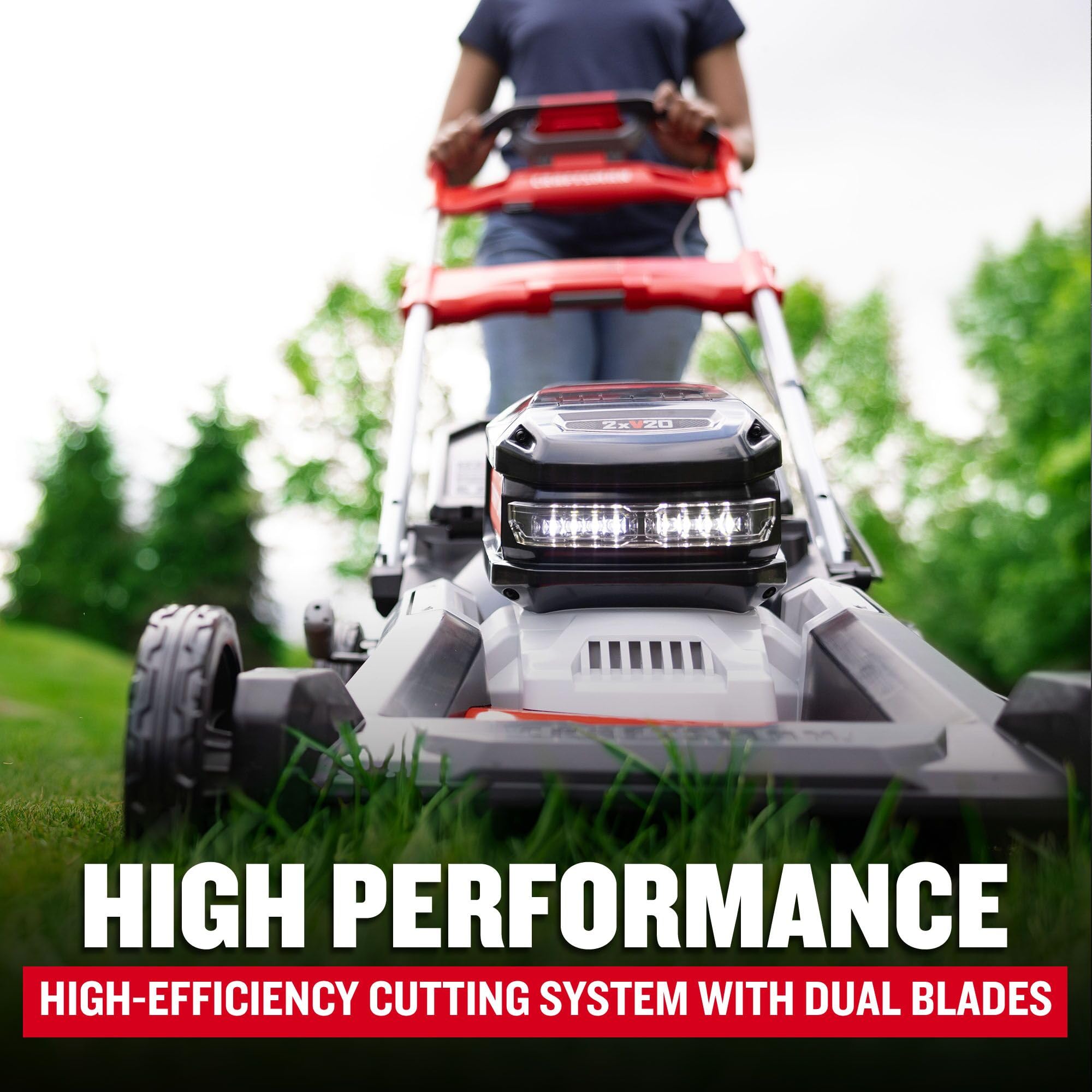 craftsman-v20-brushless-rp-21-in-rear-wheel-driver-mower-2-x-9ah-batteries-and-2 image 5