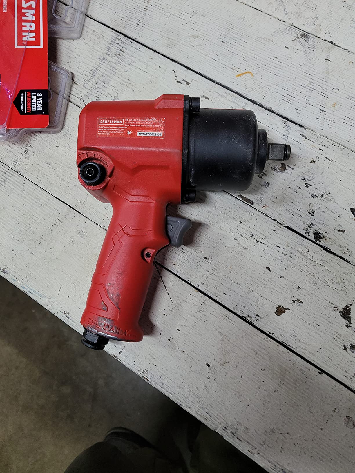 Leaked air from the start