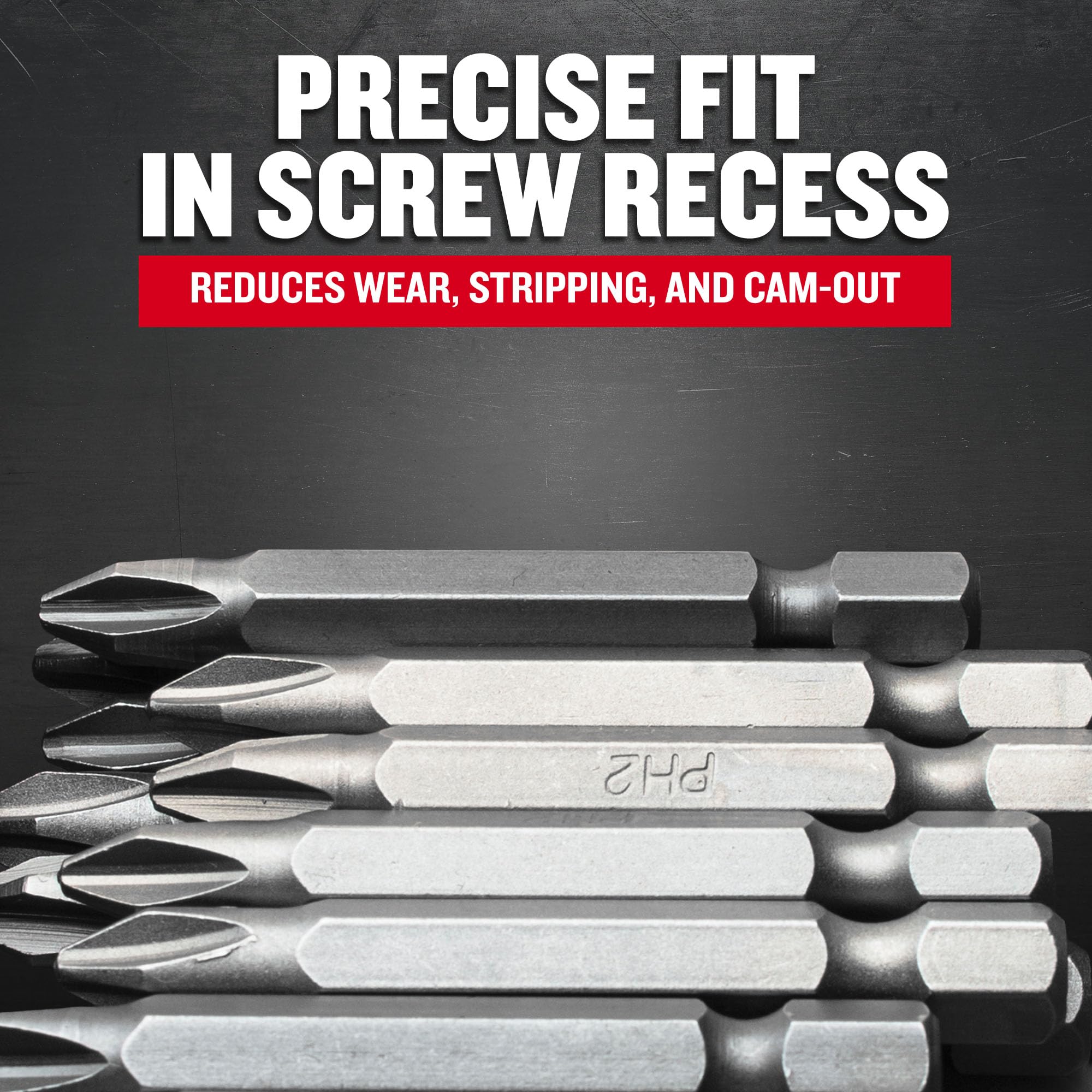 craftsman-phillips-screwdriver-bit-set-2-inch-15-piece-phillips-2-cmaf122ph215 image 5