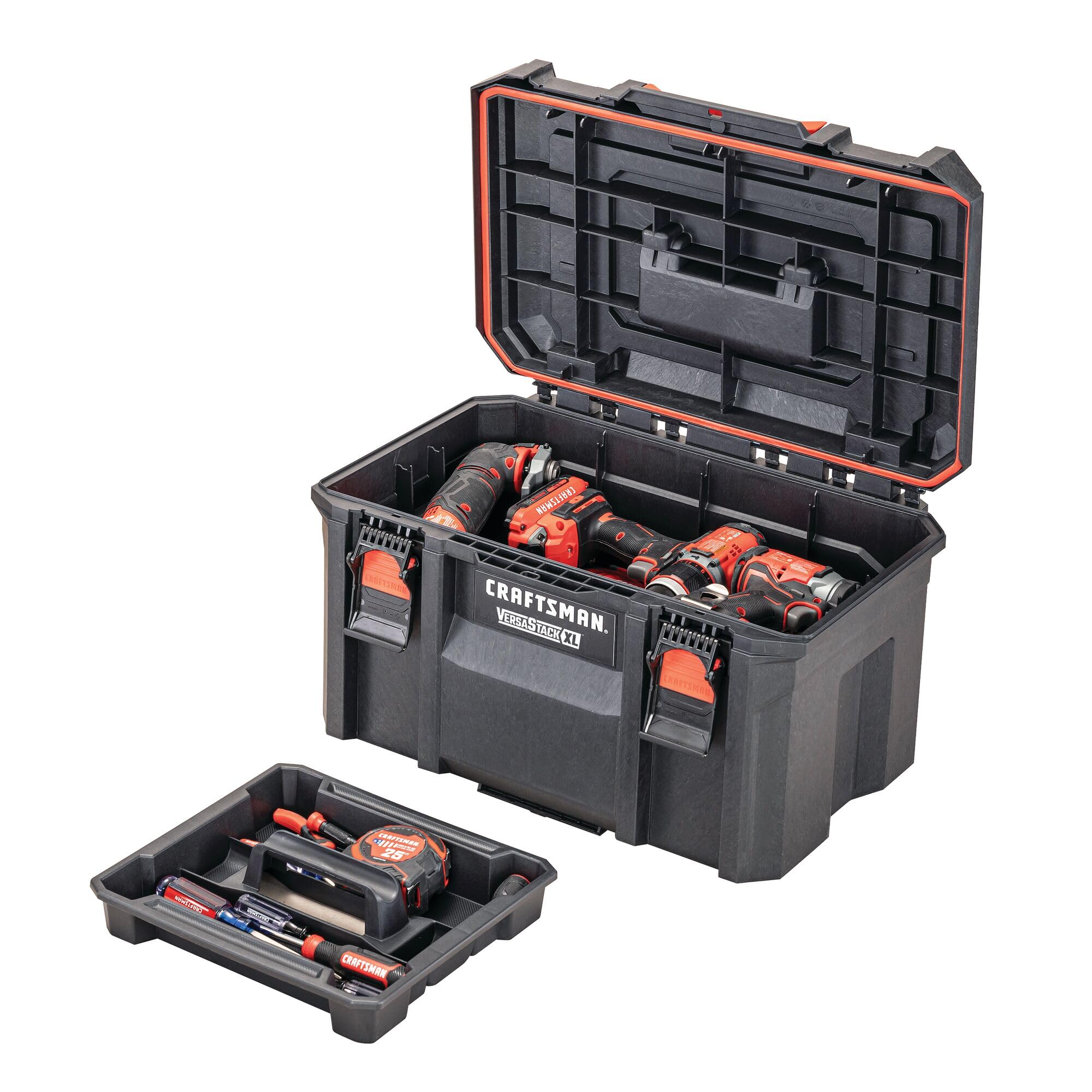 craftsman-versastack-xl-tool-box-waterproof-indoor-outdoor-stackable-tool-storag image 3