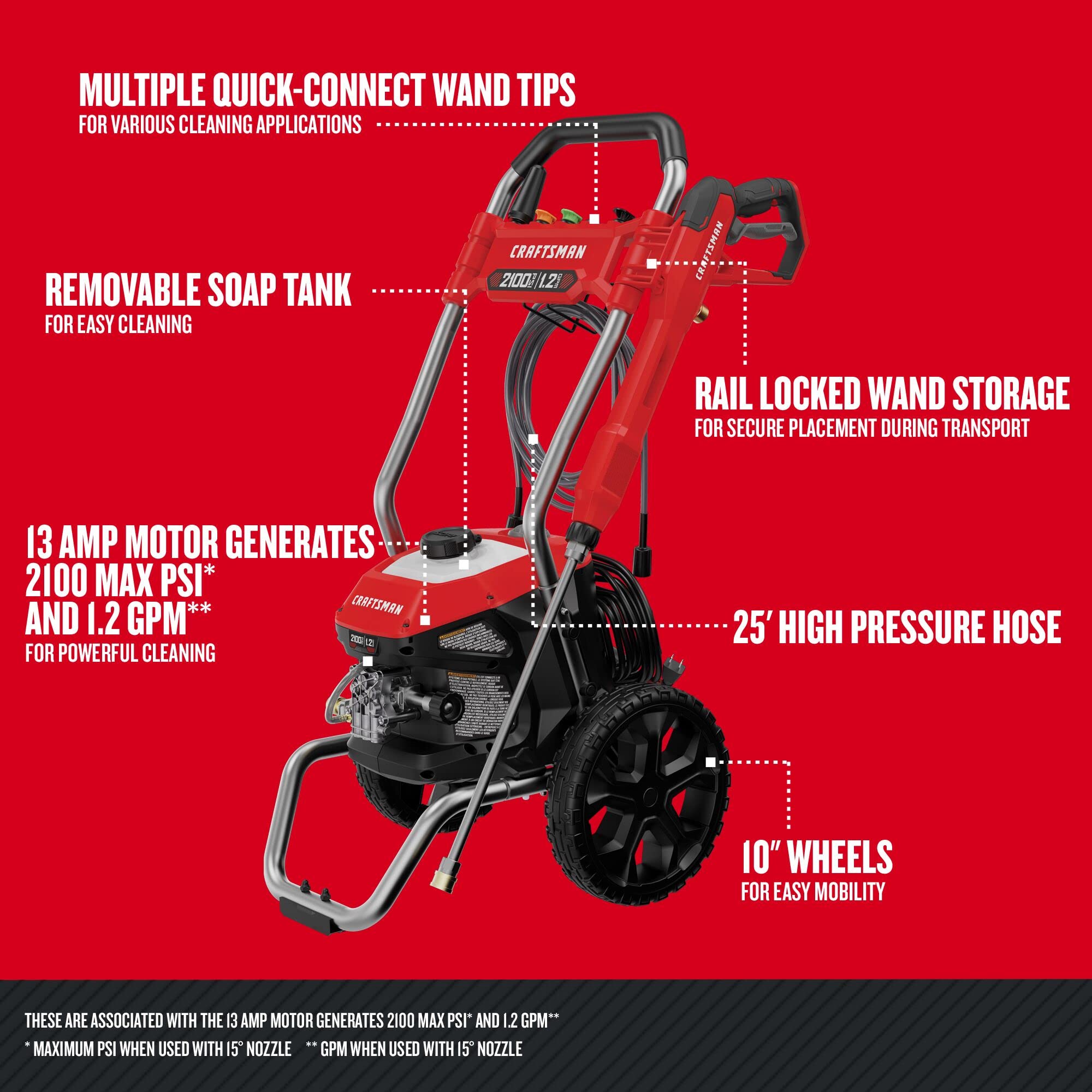 craftsman-electric-pressure-washer-2100-psi-1-2-gpm-corded-cmepw2100 image 2