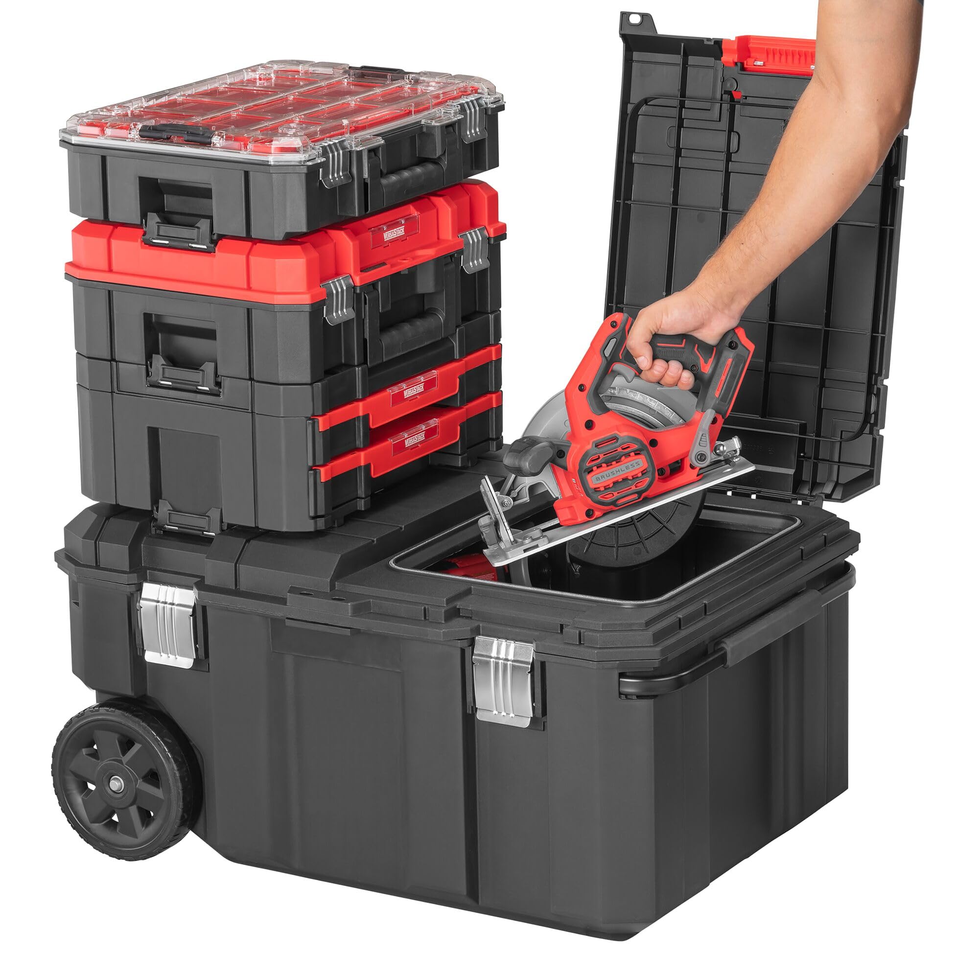 craftsman-versastack-30-gallon-quick-access-rolling-tool-chest-cmst17870-ip54-st image 7