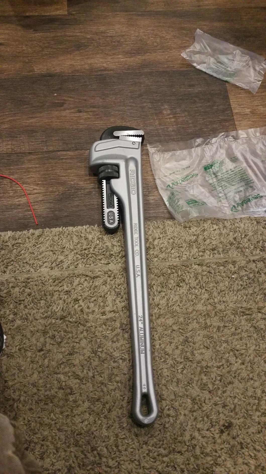 Good wrench but a bit stiff