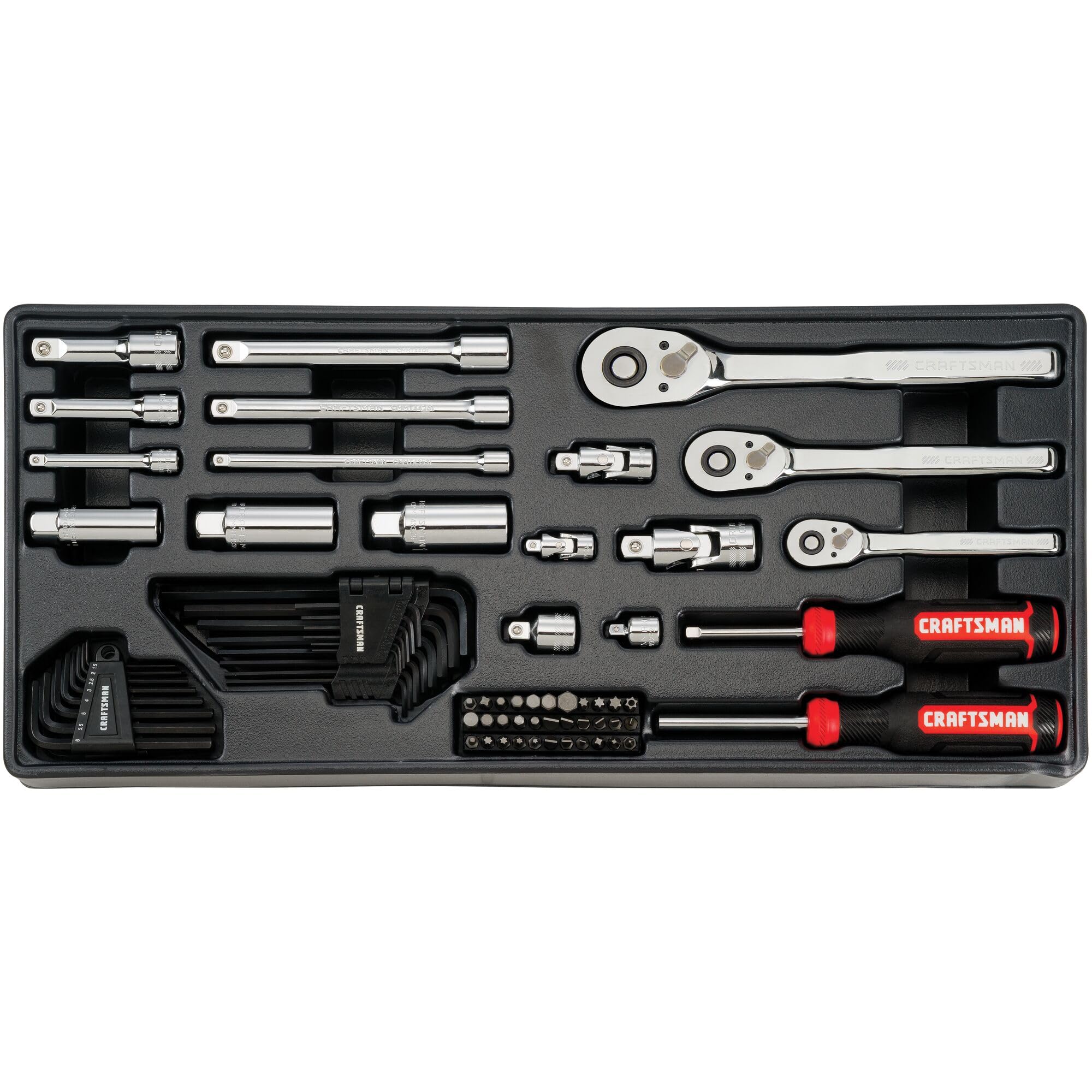 craftsman-298-piece-mechanics-tool-set-cmmt12139-sae-metric-sockets-72-tooth-low image 8