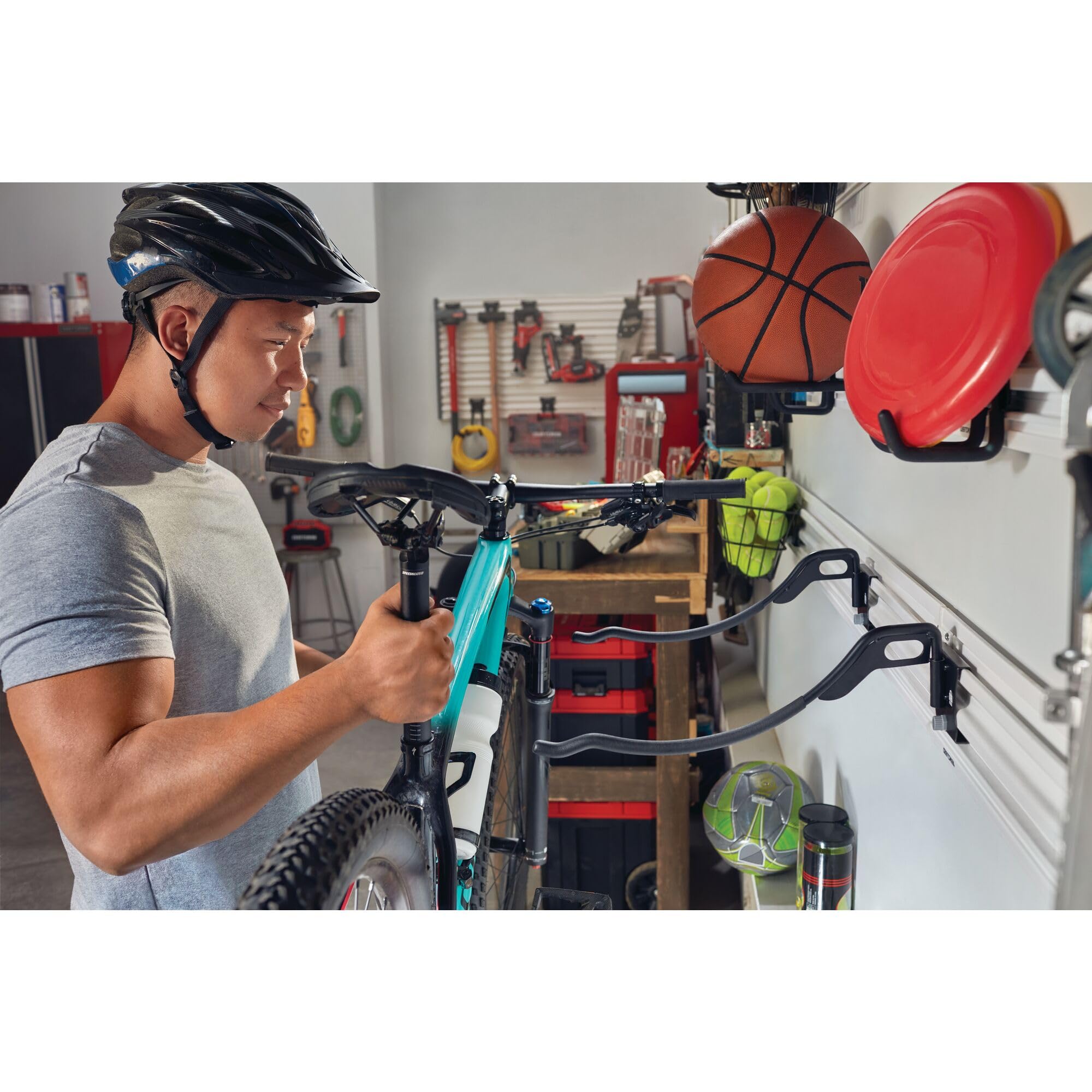 craftsman-versatrack-horizontal-bike-hook-cmst82615vt-heavy-duty-steel-garage-st image 3