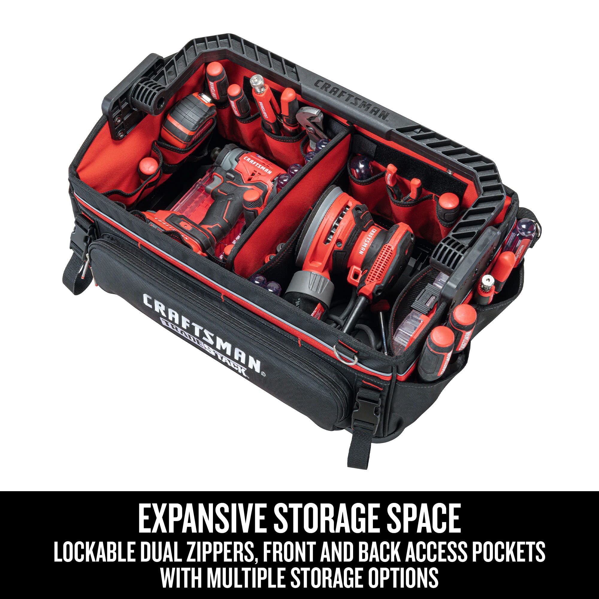 craftsman-tradestack-system-tool-bag-22-inch-open-mouth-tote-waterproof-hard-bot image 4