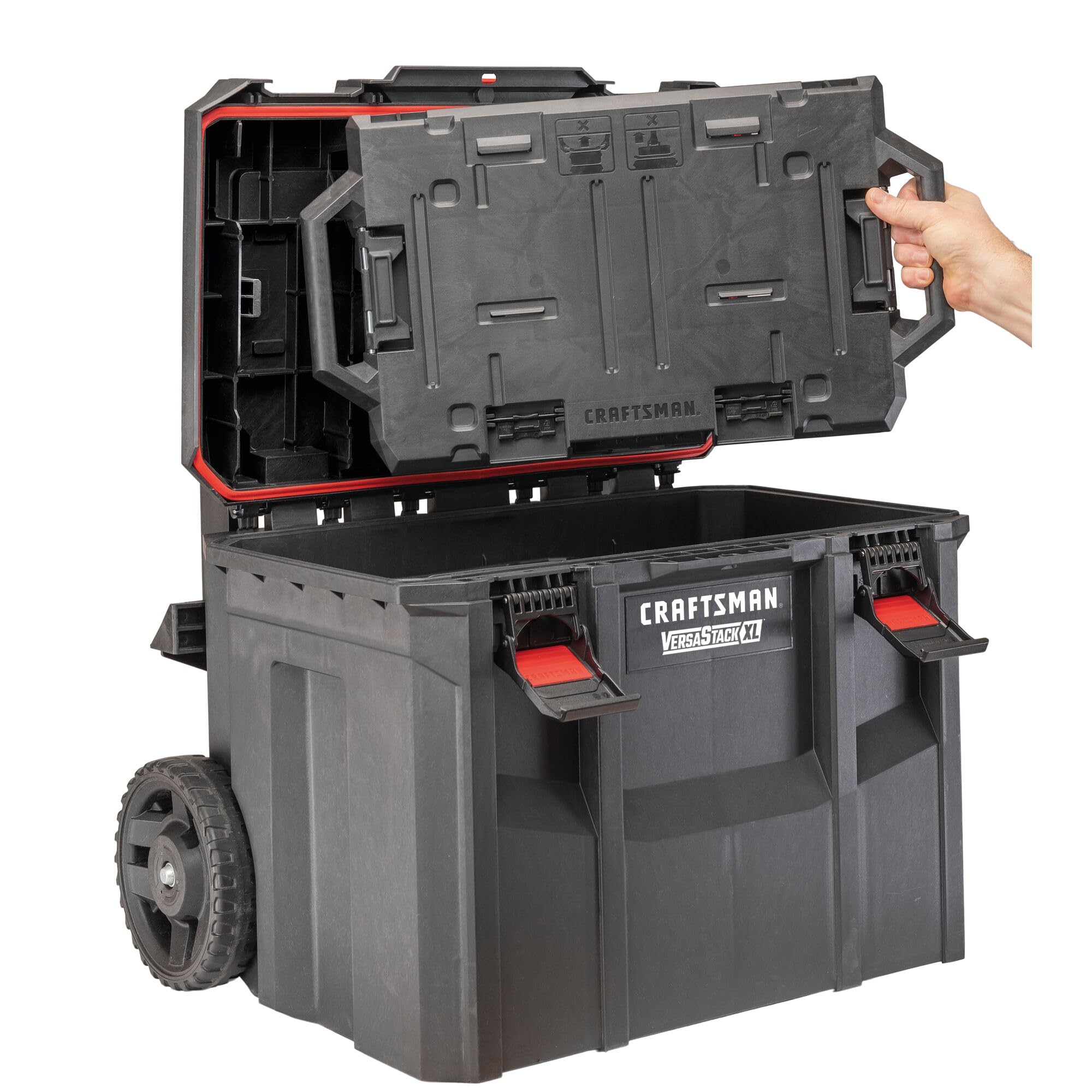 craftsman-versastack-xl-tool-box-with-wheels-22-5-inch-cmst21445-waterproof-stac image 5