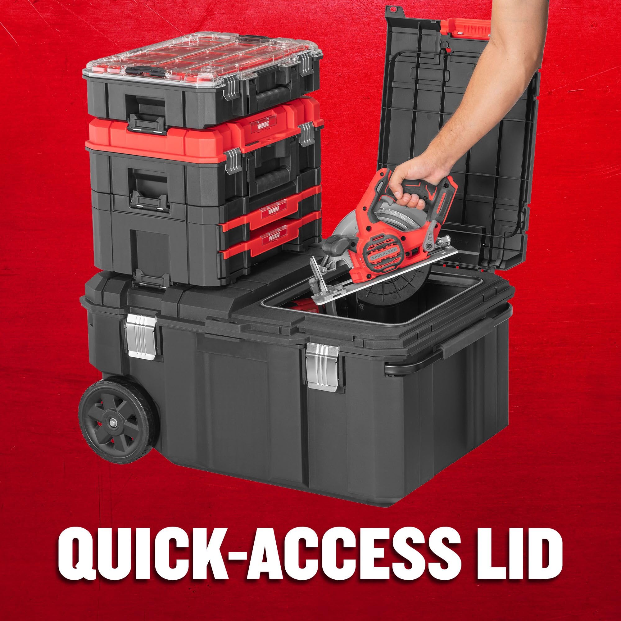 craftsman-versastack-30-gallon-quick-access-rolling-tool-chest-cmst17870-ip54-st image 6