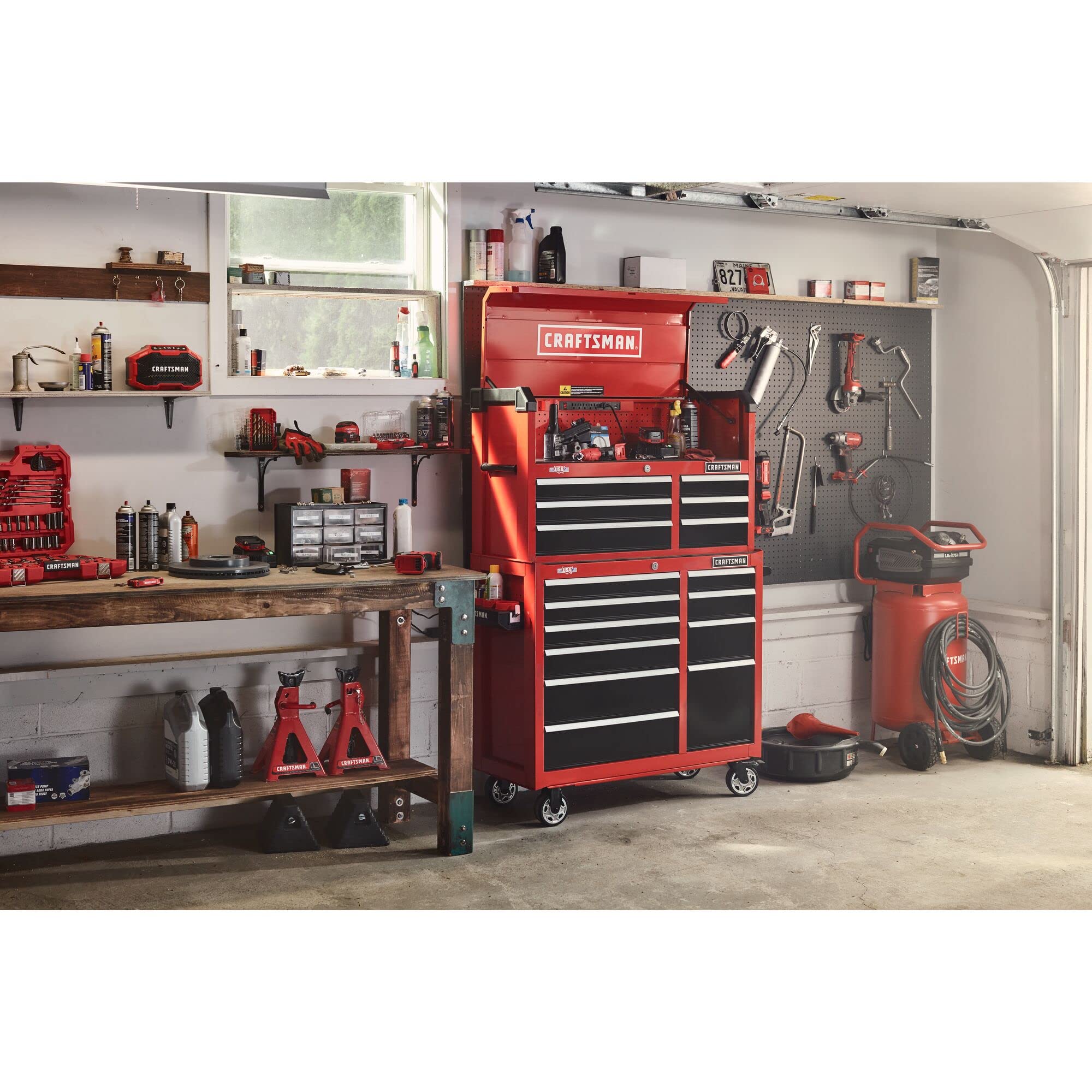 craftsman-s2000-41-inch-6-drawer-tool-chest-with-light-divider-cmst34162rb image 2