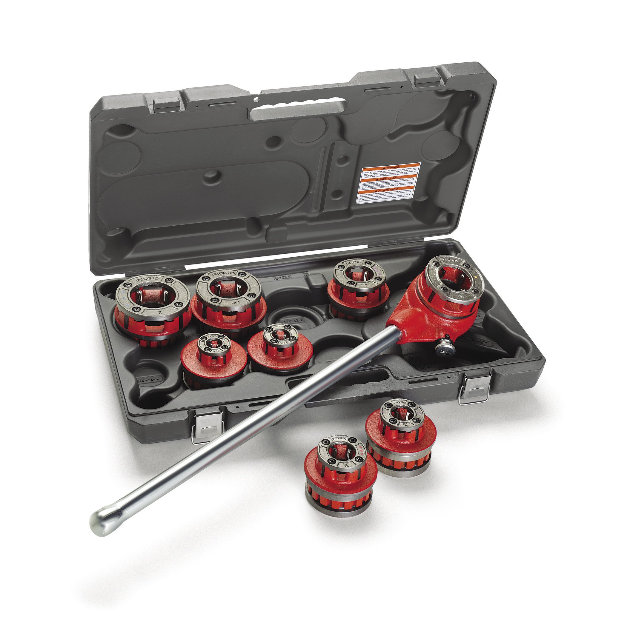 ridgid-36480-12-r-exposed-ratchet-threader-set-1-2-to-1-1-4-npt-pipe-threading-d image 4