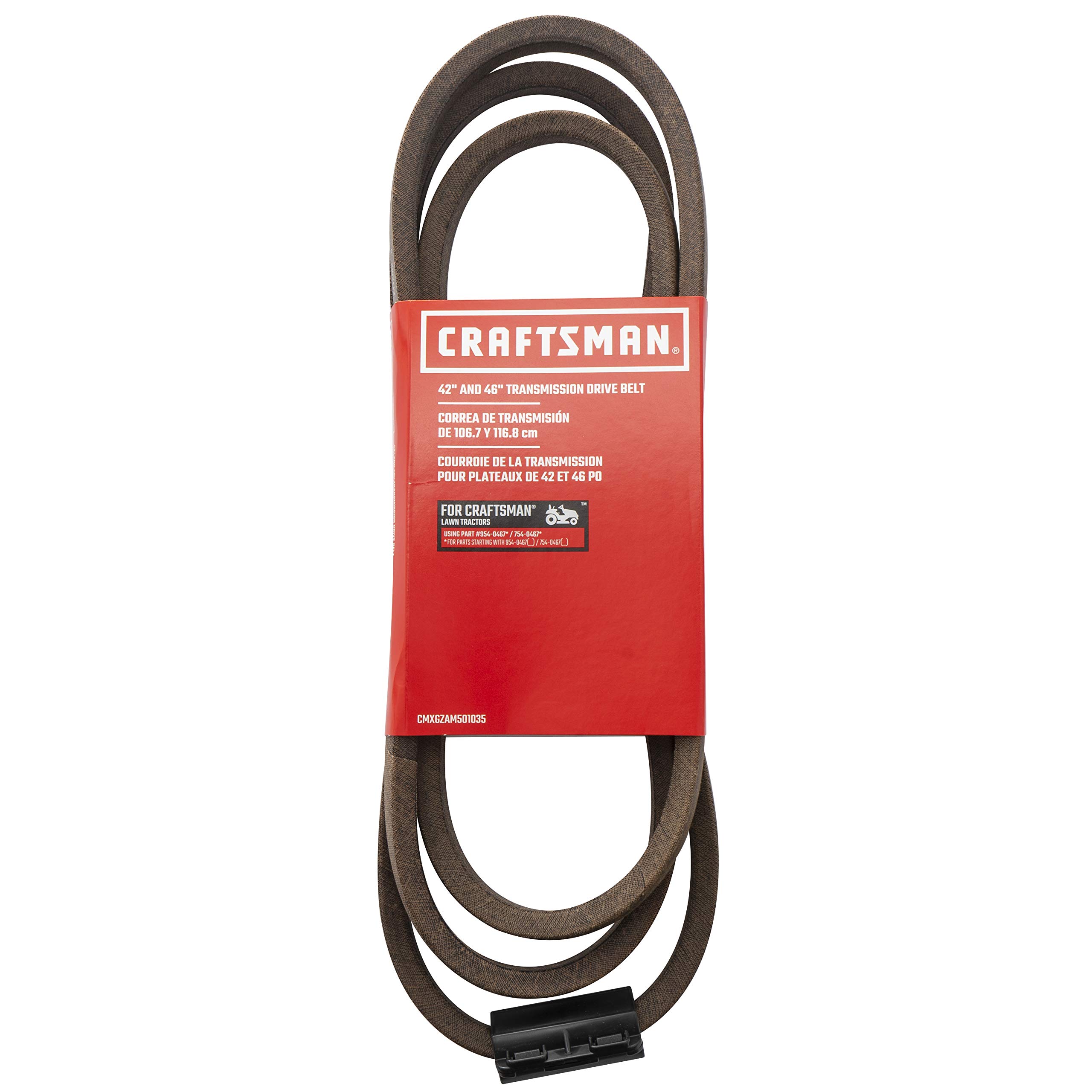 craftsman-cmxgzam501035-42-inch-drive-belt-for-lawn-tractors-replaces-0467a image 1
