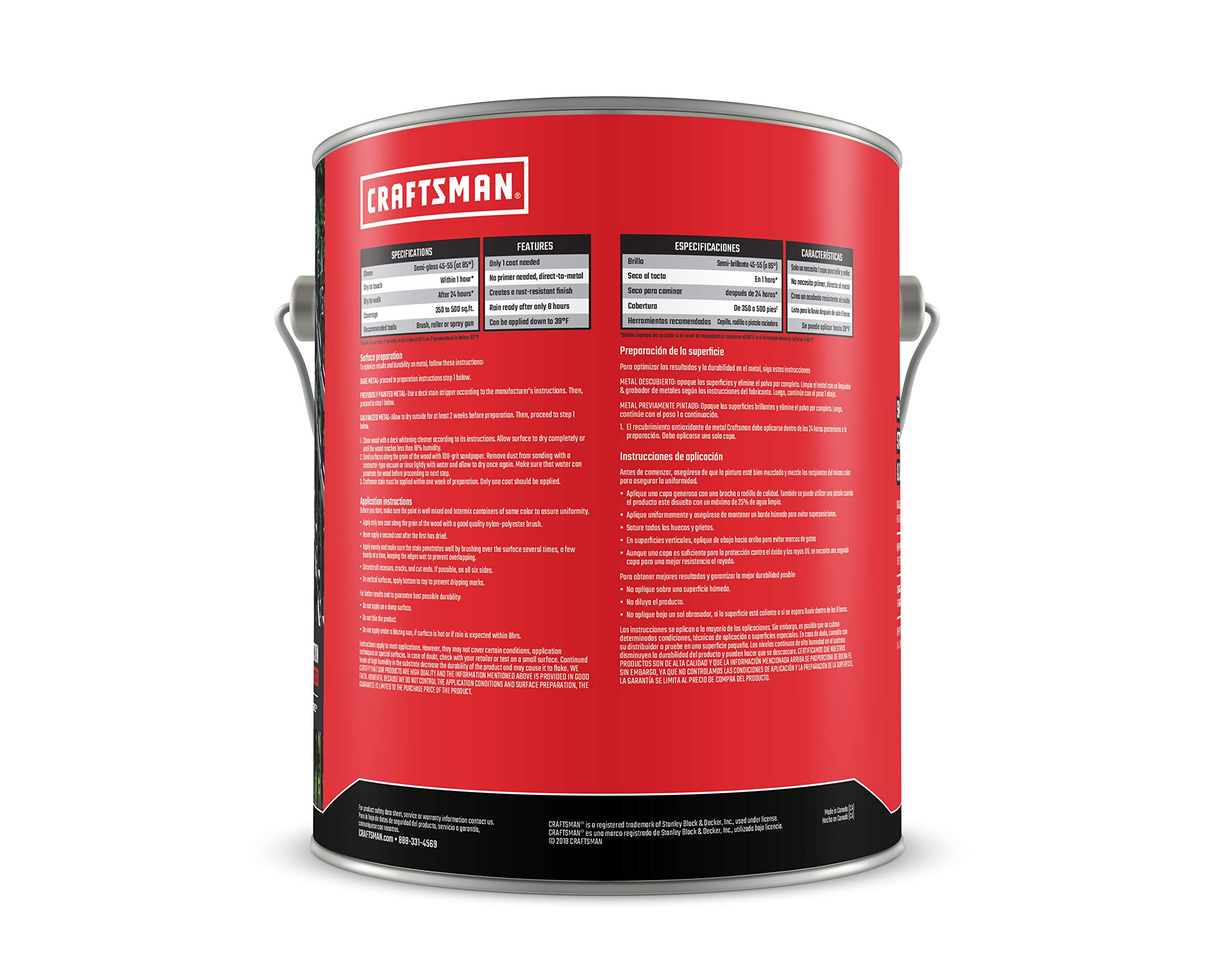 craftsman-metal-antirust-coating-black-semi-gloss-128-fl-oz-1-gallon-direct-to-m image 2