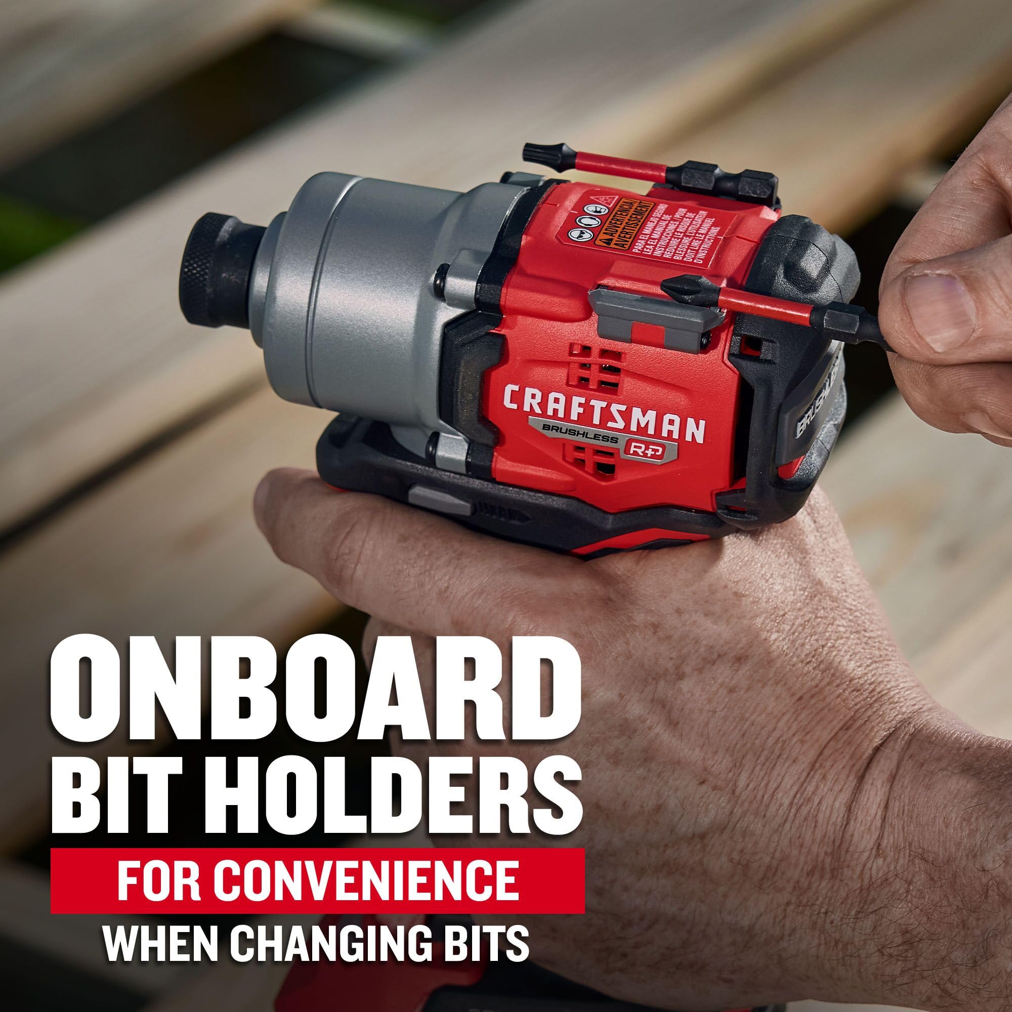 craftsman-v20-cordless-brushless-impact-driver-kit-cmcf830d2-with-2-batteries-ch image 6